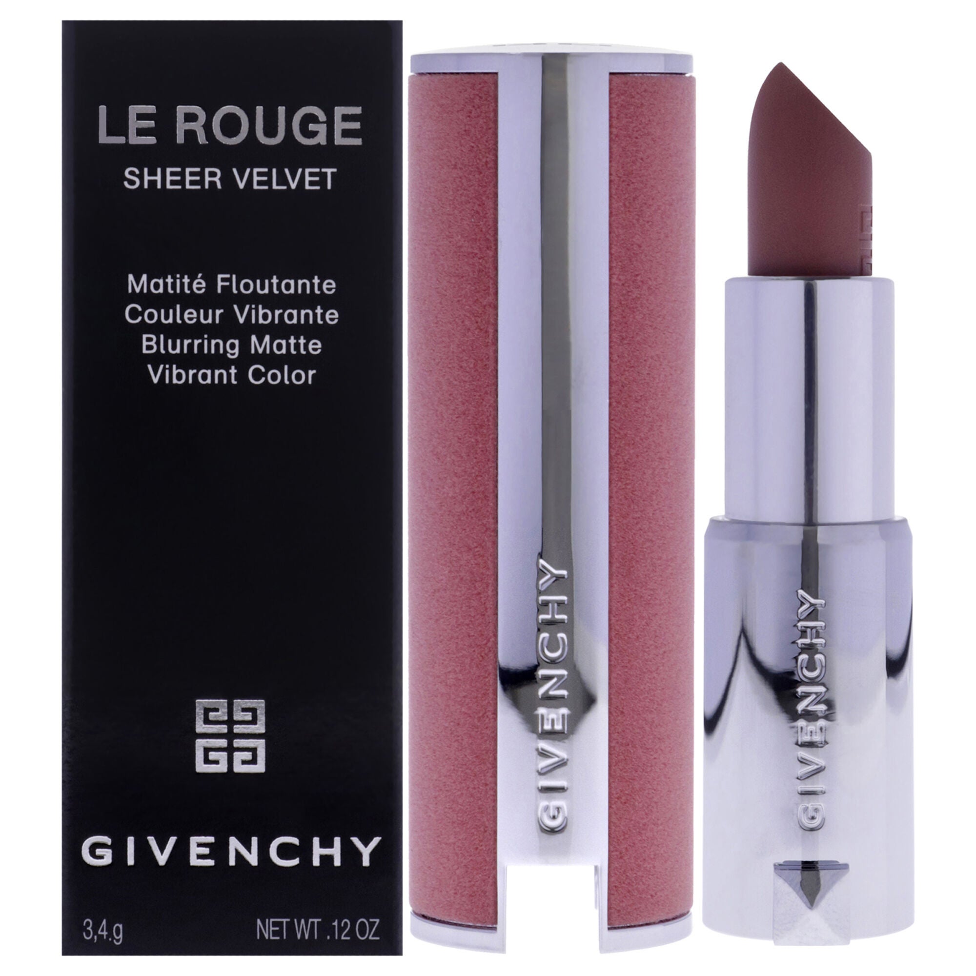 Le Rouge Sheer Velvet Matte Lipstick - 10 by Givenchy for Women - 0.12 oz Lipstick, See Description, hi-res image number 0