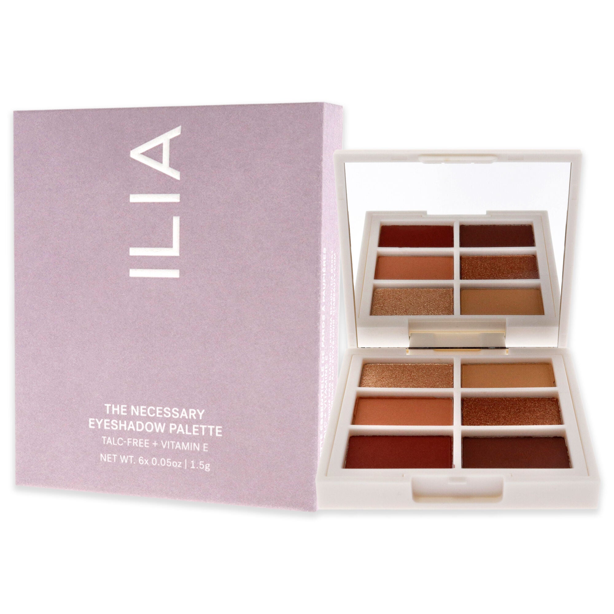The Necessary Eyeshadow Palette - Warm Nude by ILIA Beauty for Women - 0.3 oz Eye Shadow, , alternate image number 8
