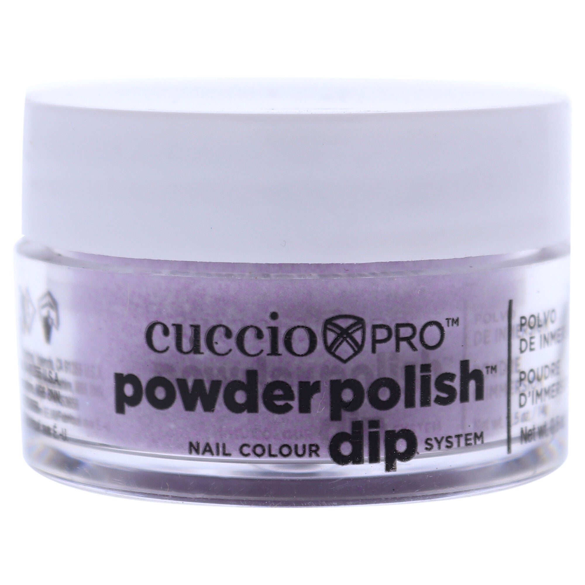 Pro Powder Polish Nail Colour Dip System - Fuchsia Pink Glitter by Cuccio Colour for Women - 0.5 oz Nail Powder, See Description, hi-res image number 0