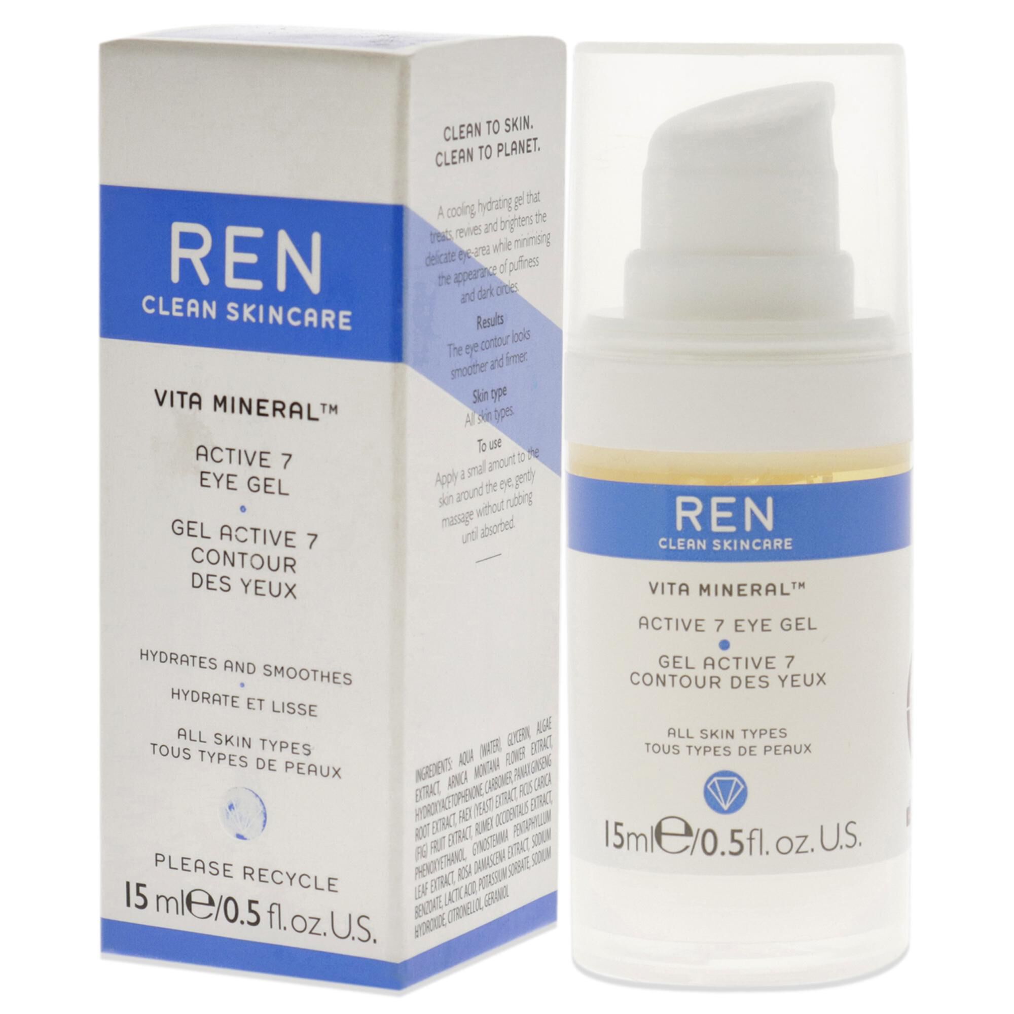 Vita Mineral Active 7 Eye Gel by REN for Unisex - 0.5 oz Eye Gel, , alternate image number 8