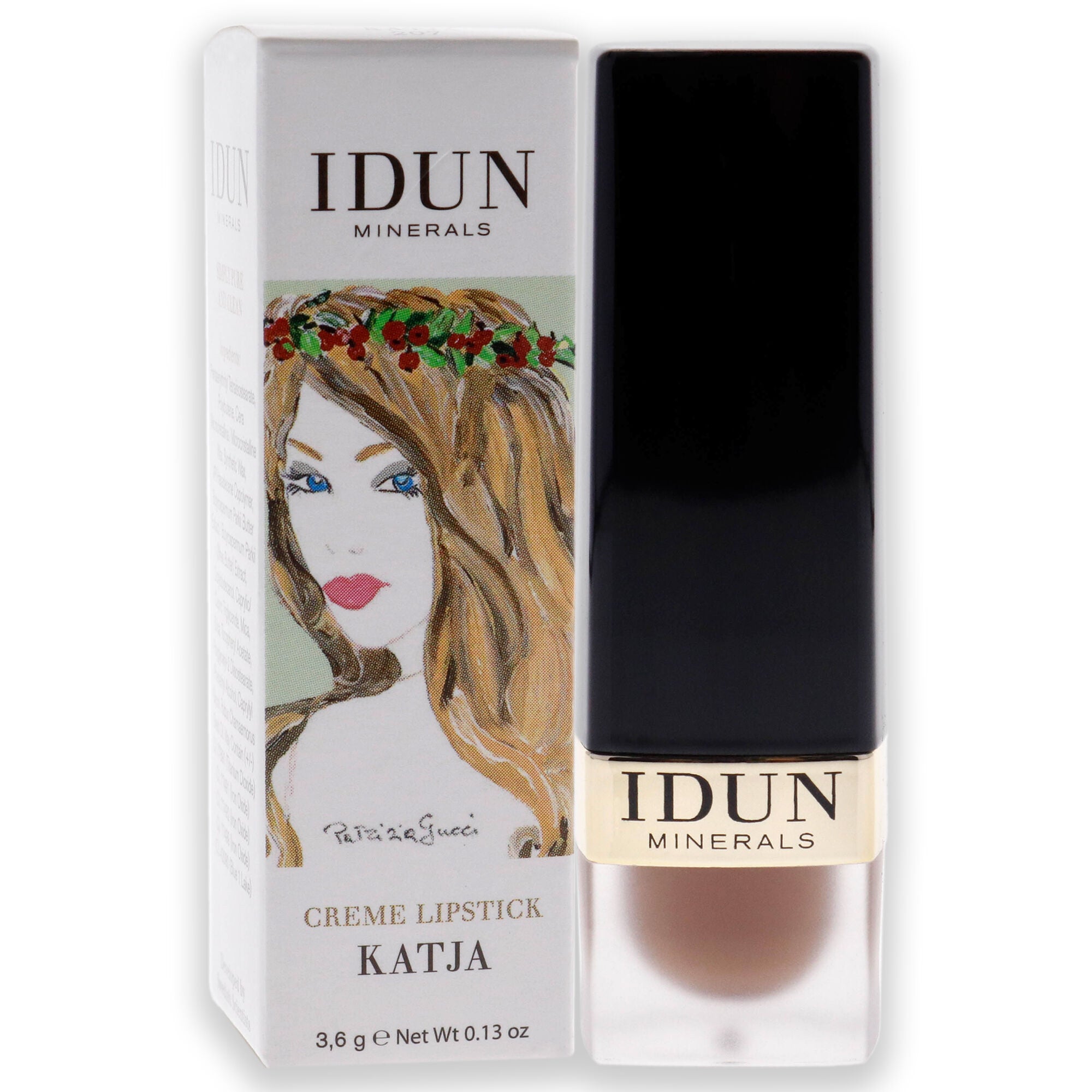 Creme Lipstick - 207 Katja by Idun Minerals for Women - 0.13 oz Lipstick, See Description, alternate image number 2