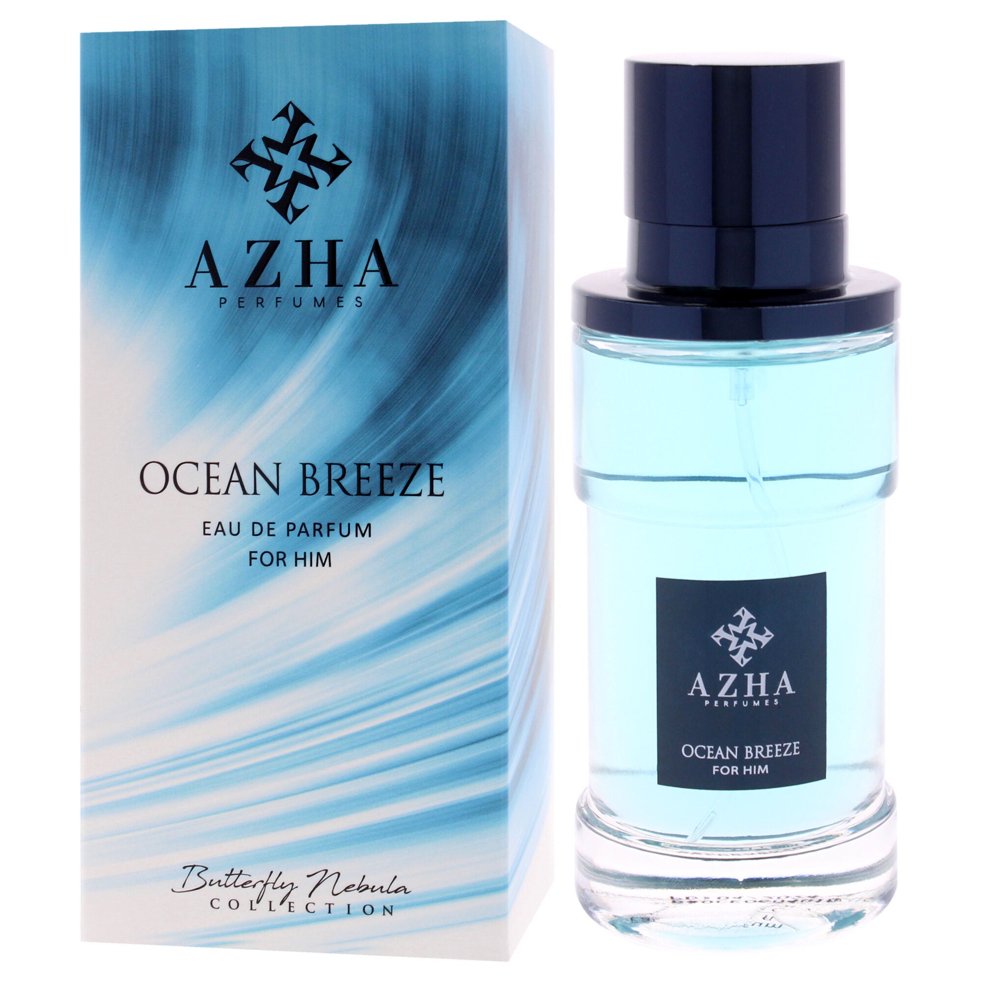 Butterfly Nebula Collection - Ocean Breeze by Azha for Men - 3.3 oz EDP Spray, See Description, alternate image number 3