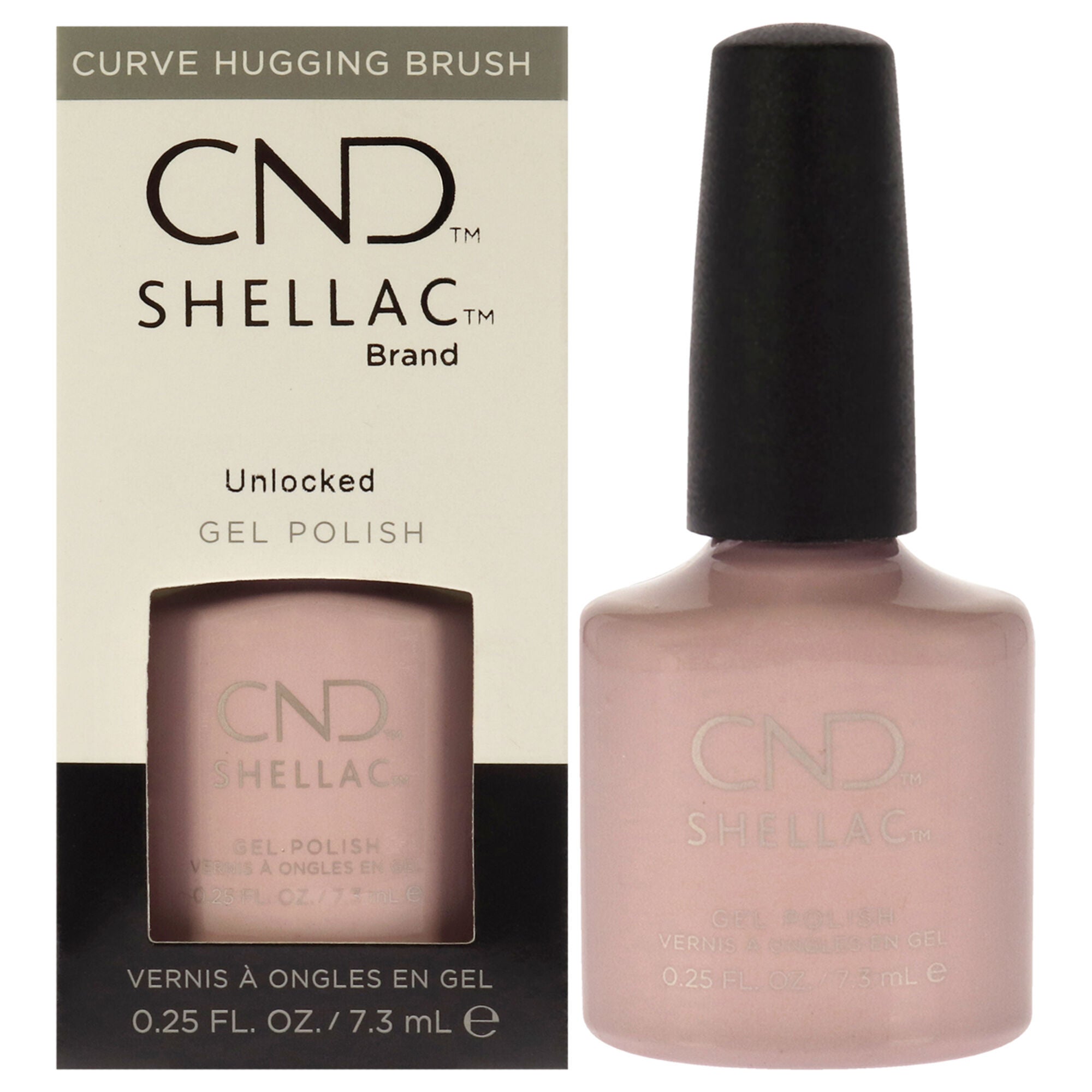 Shellac Nail Color - Unlocked by CND for Women - 0.25 oz Nail Polish, Pink, hi-res image number 0
