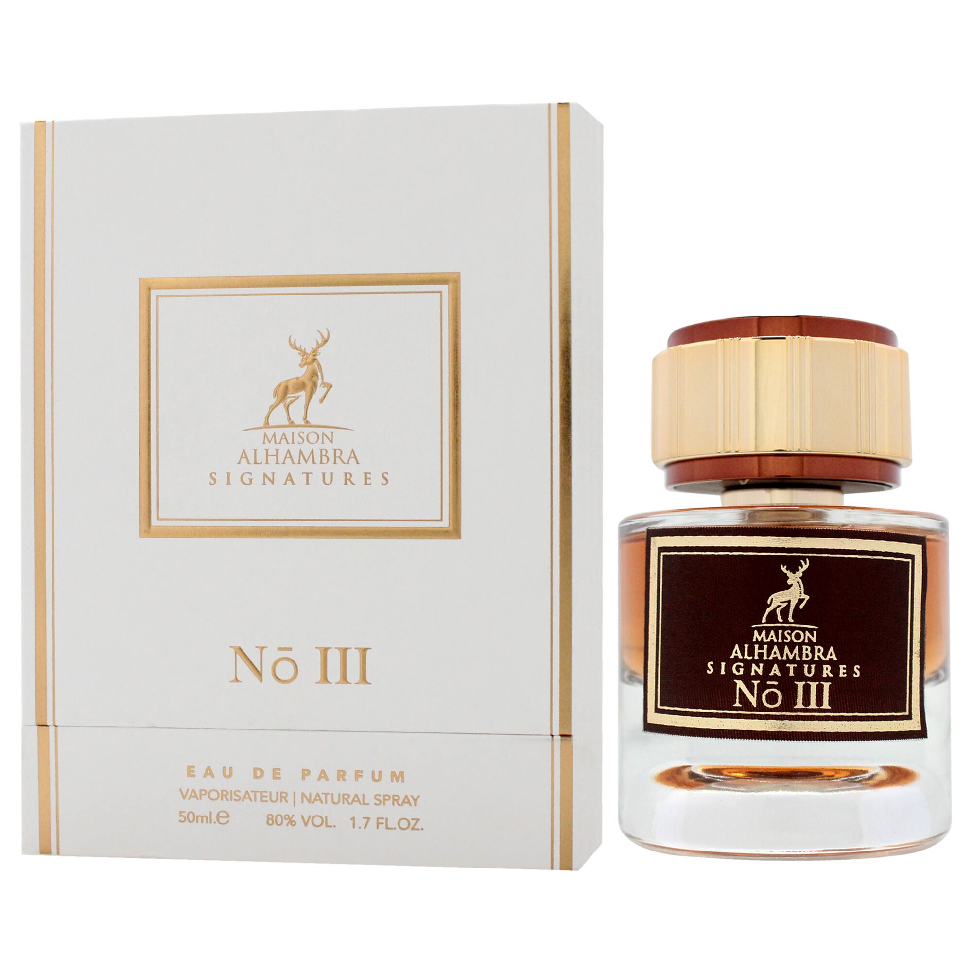 Signatures No III by Maison Alhambra for Men - 1.7 oz EDP Spray, Clear, alternate image number 3