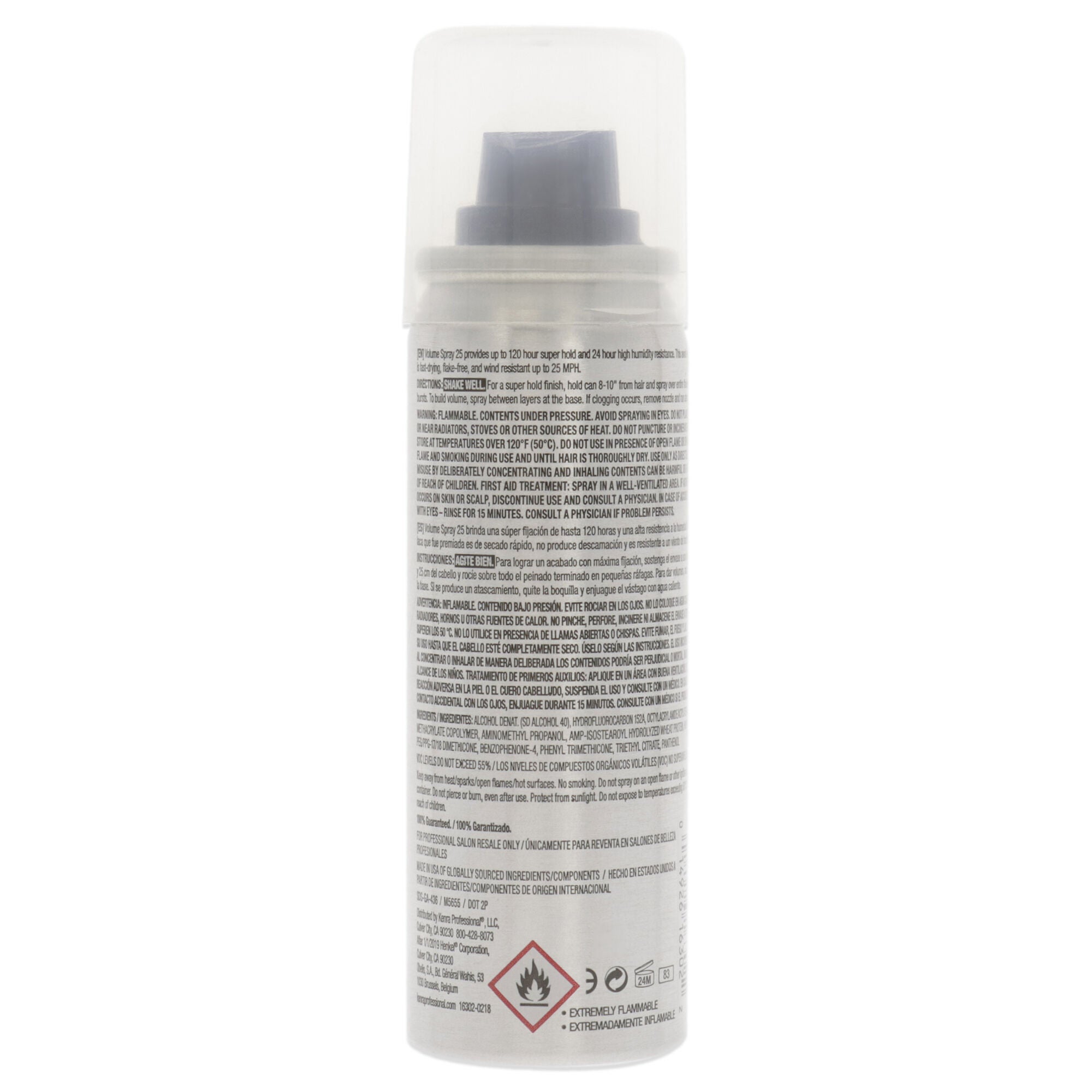 Volume Spray Super Hold Finishing Spray - 25 by Kenra for Unisex - 1.5 oz Hair Spray, See Description, alternate image number 1