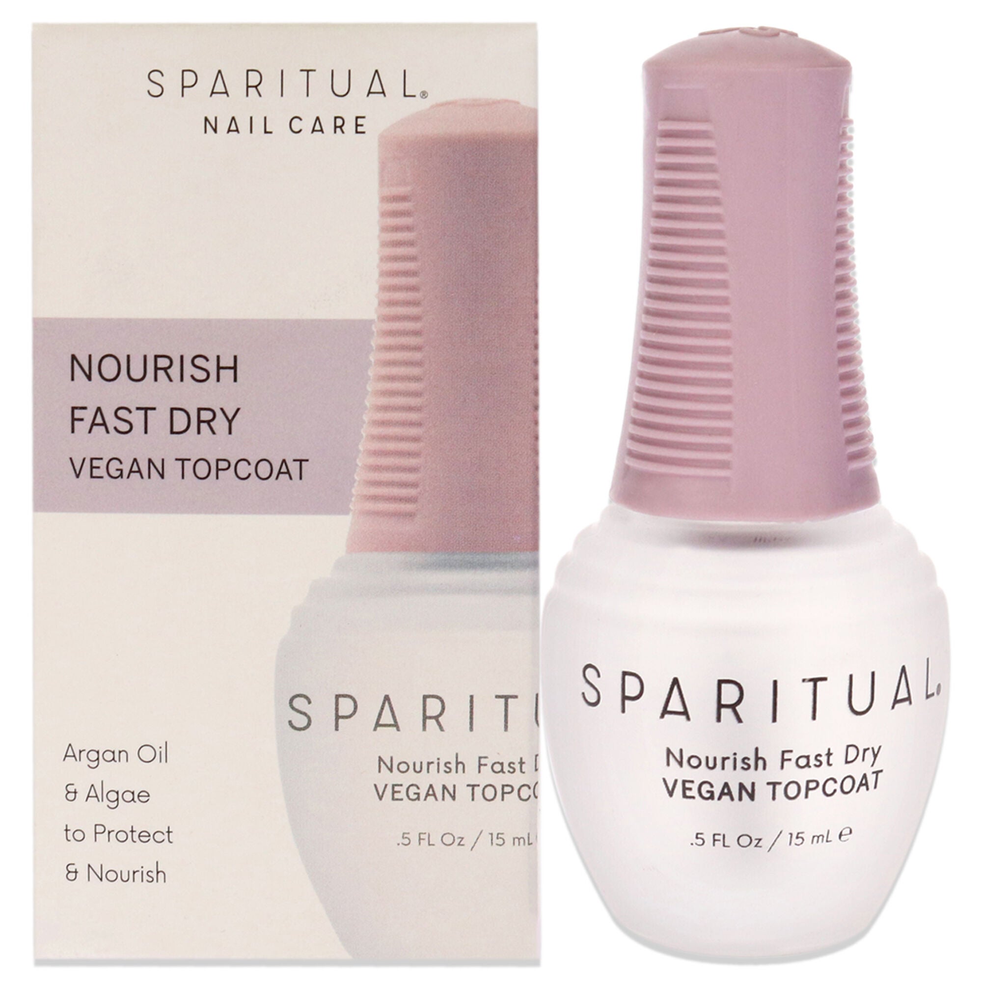 Slow Beauty Vegan Nail Treatment - Fast Dry Topcoat by SpaRitual for Women - 0.5 oz Nail Treatment, , alternate image number 5