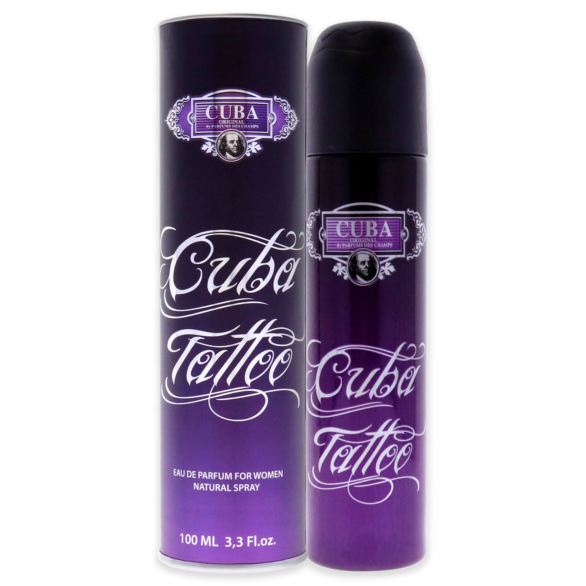 Cuba Tattoo by Cuba for Women - 3.3 oz EDP Spray, See Description, hi-res image number 0