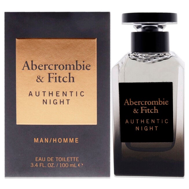 Authentic Night by Abercrombie and Fitch for Men - 3.4 oz EDT Spray, See Description, hi-res image number 0