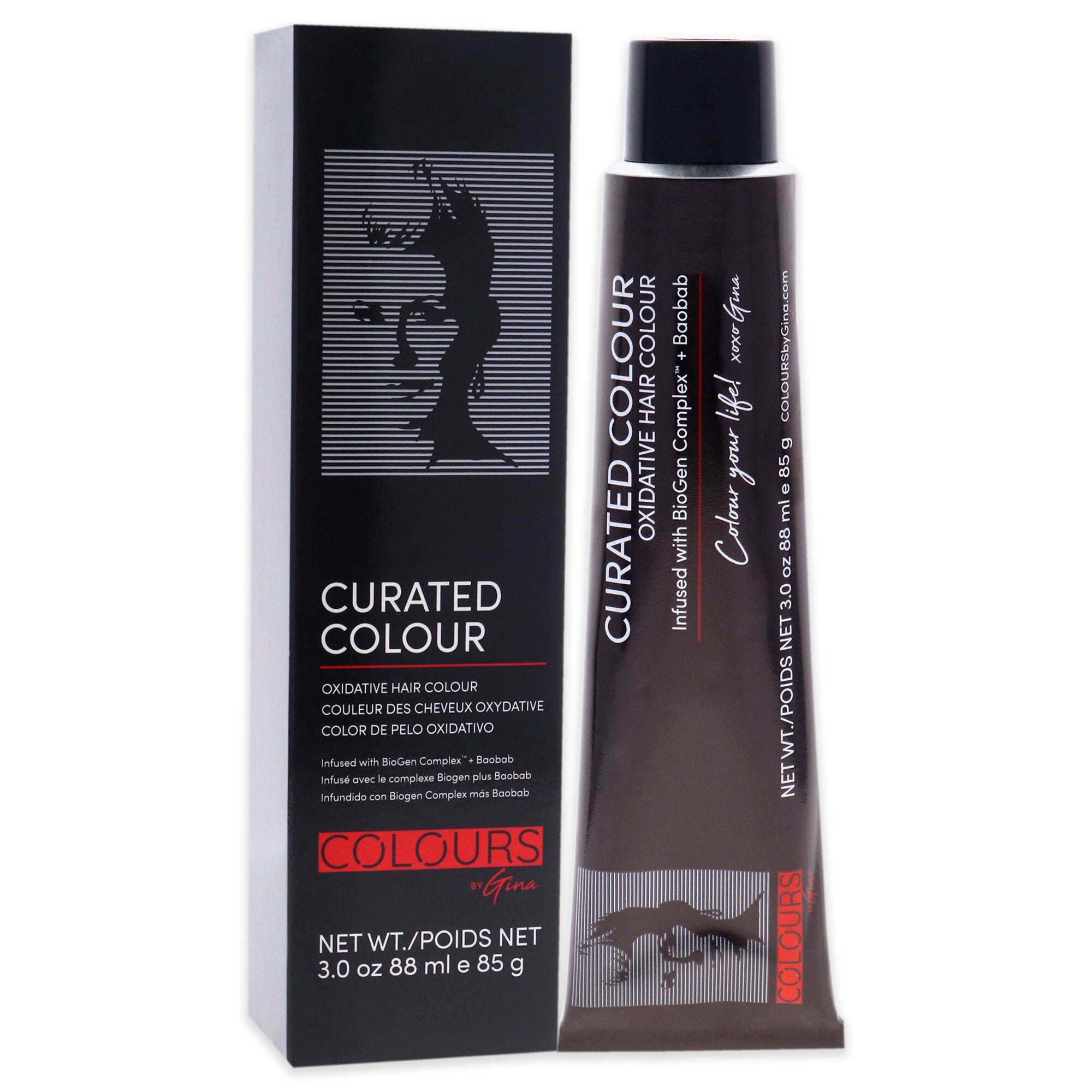 Curated Colour - 7.35-7GM Golden Mahogany Blonde by Colours By Gina for Unisex - 3 oz Hair Color, See Description, alternate image number 2