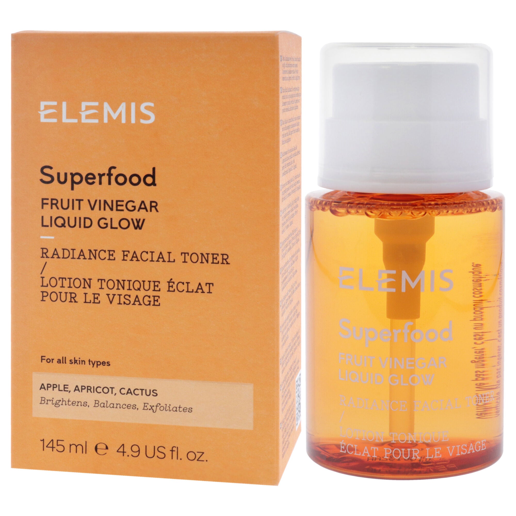 Superfood Fruit Vinegar Liquid Glow Toner by Elemis for Women - 4.9 oz Toner, See Description, alternate image number 3