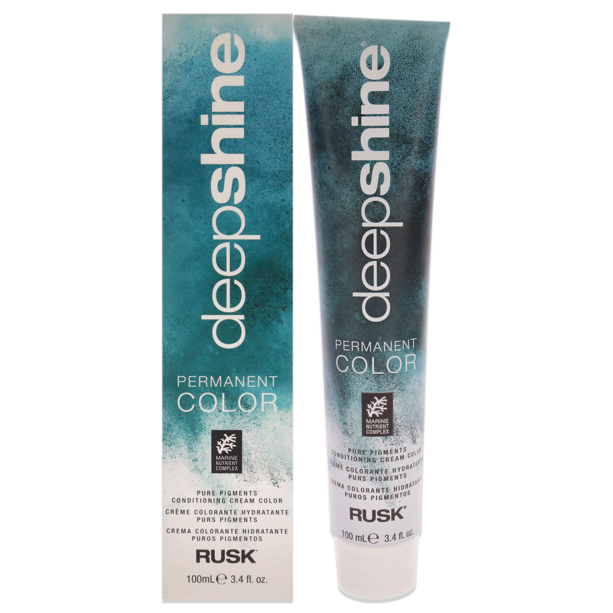 Deepshine Pure Pigments Conditioning Cream Color - 4.11AA Intense Medium Ash Brown by Rusk for Unisex - 3.4 oz Hair Color, See Description, hi-res image number 0
