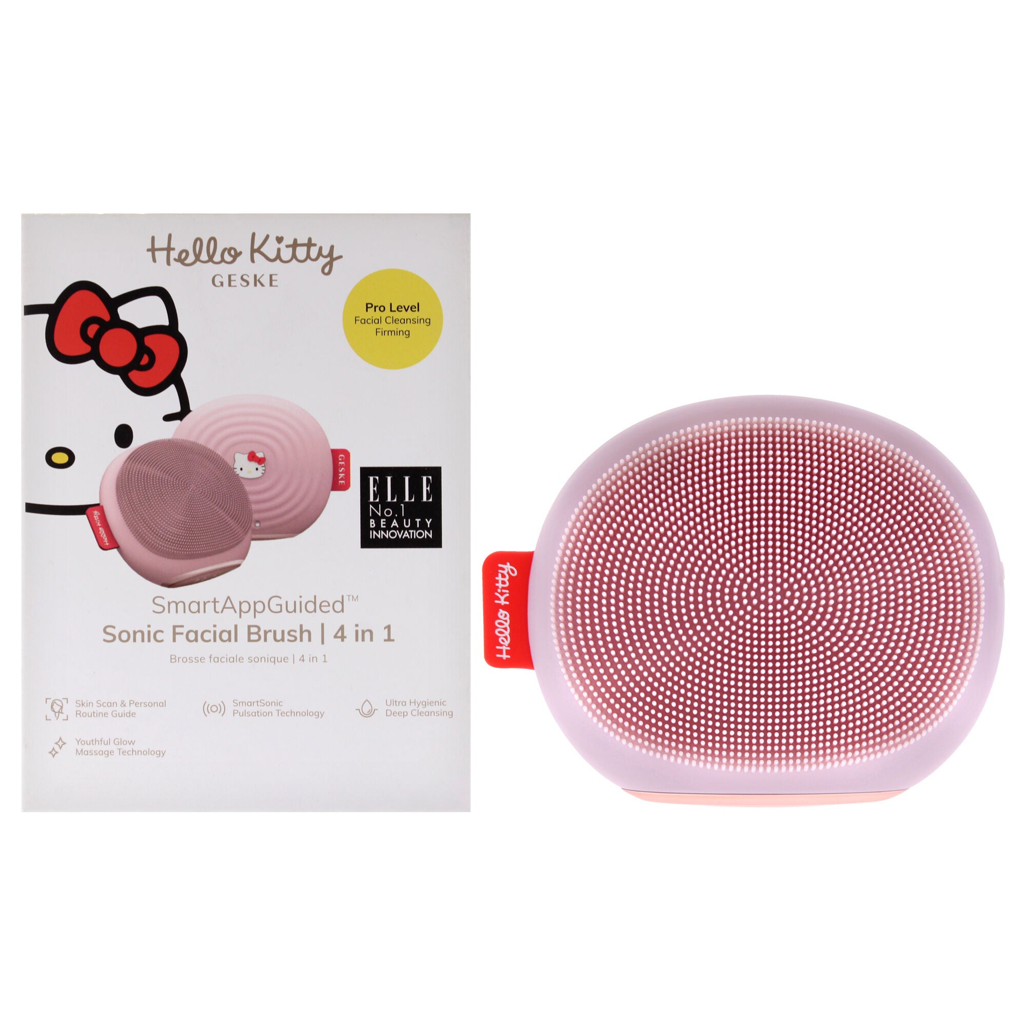 Hello Kitty Sonic Facial Brush 4 in 1 - Pink by Geske for Women - 1 Pc Brush, See Description, hi-res image number 0