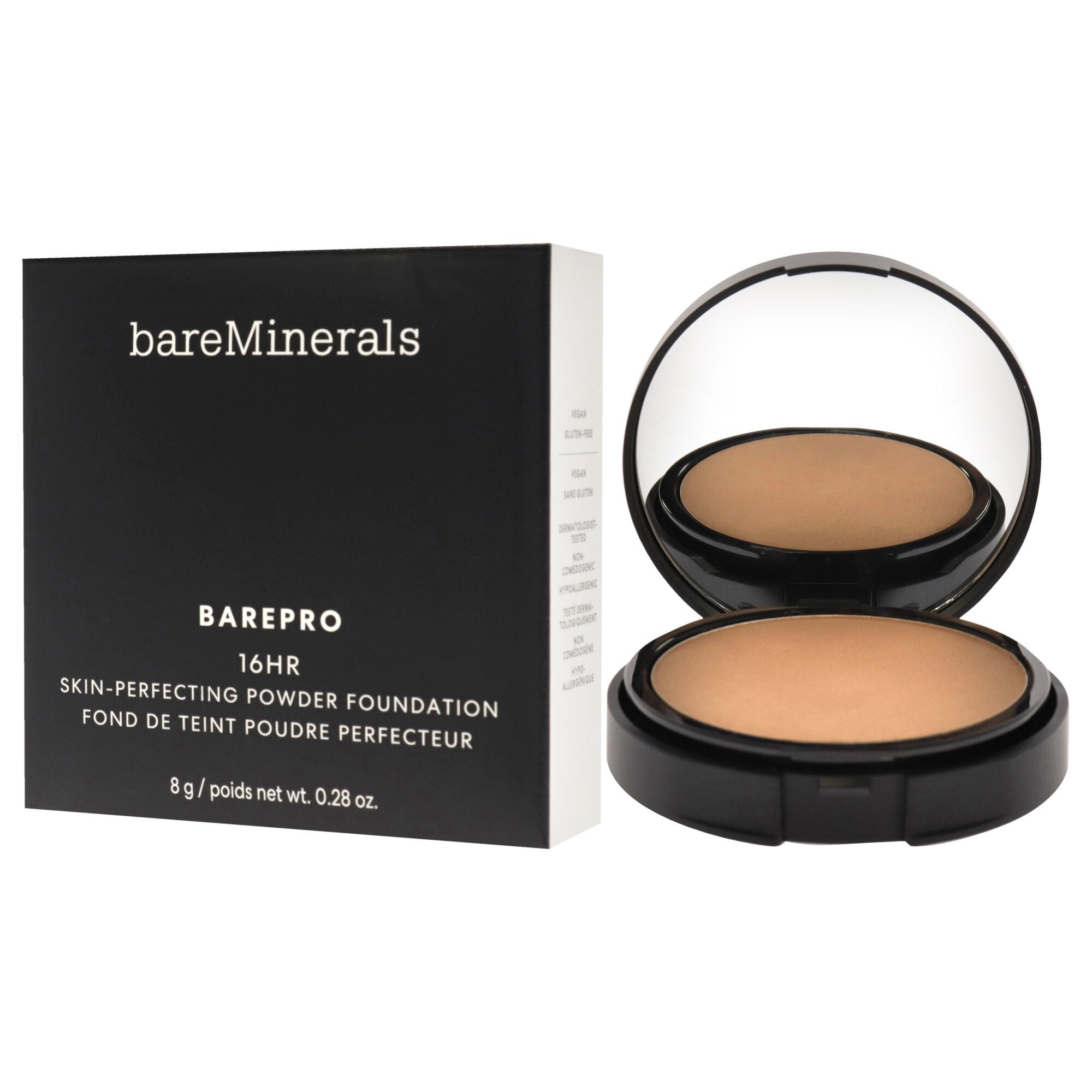 Barepro 16HR Skin Perfecting Powder Foundation - 45 Medium Deep Cool by bareMinerals for Women - 0.28 oz Foundation, See Description, alternate image number 3