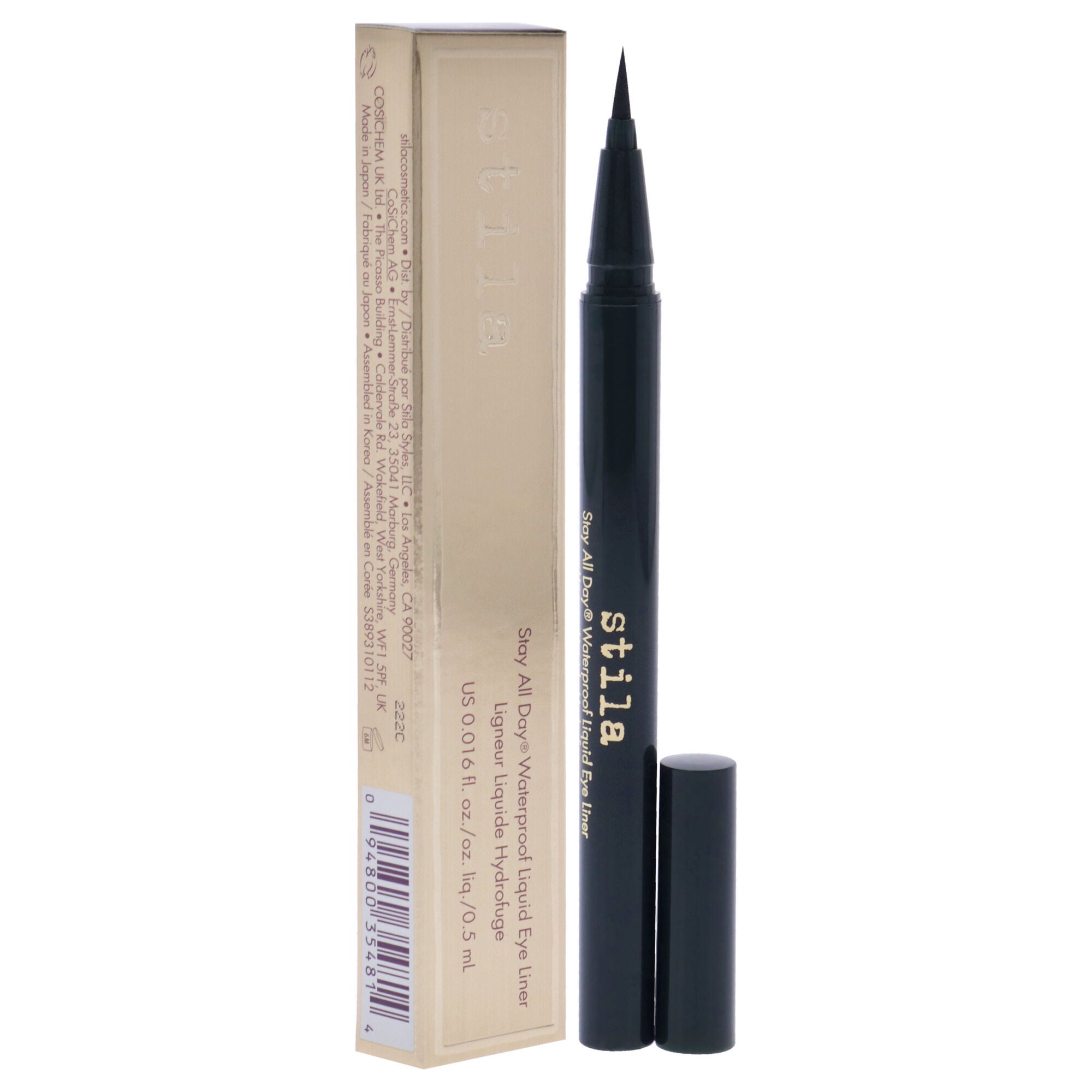Stay All Day Waterproof Liquid Eye Liner - Intense Jade by Stila for Women - 0.016 oz Eyeliner, , alternate image number 6