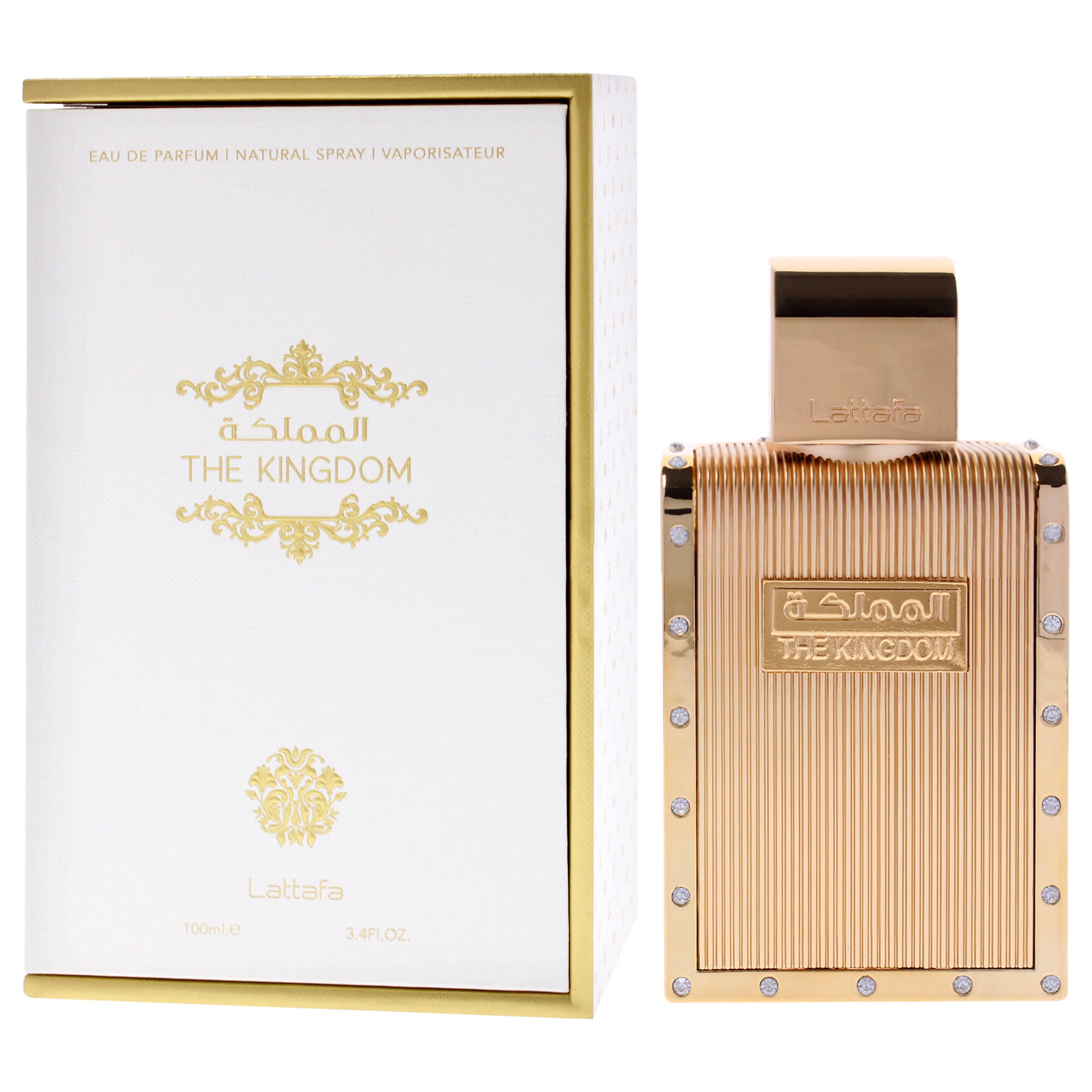 The Kingdom by Lattafa for Men - 3.4 oz EDP Spray, Clear, alternate image number 3