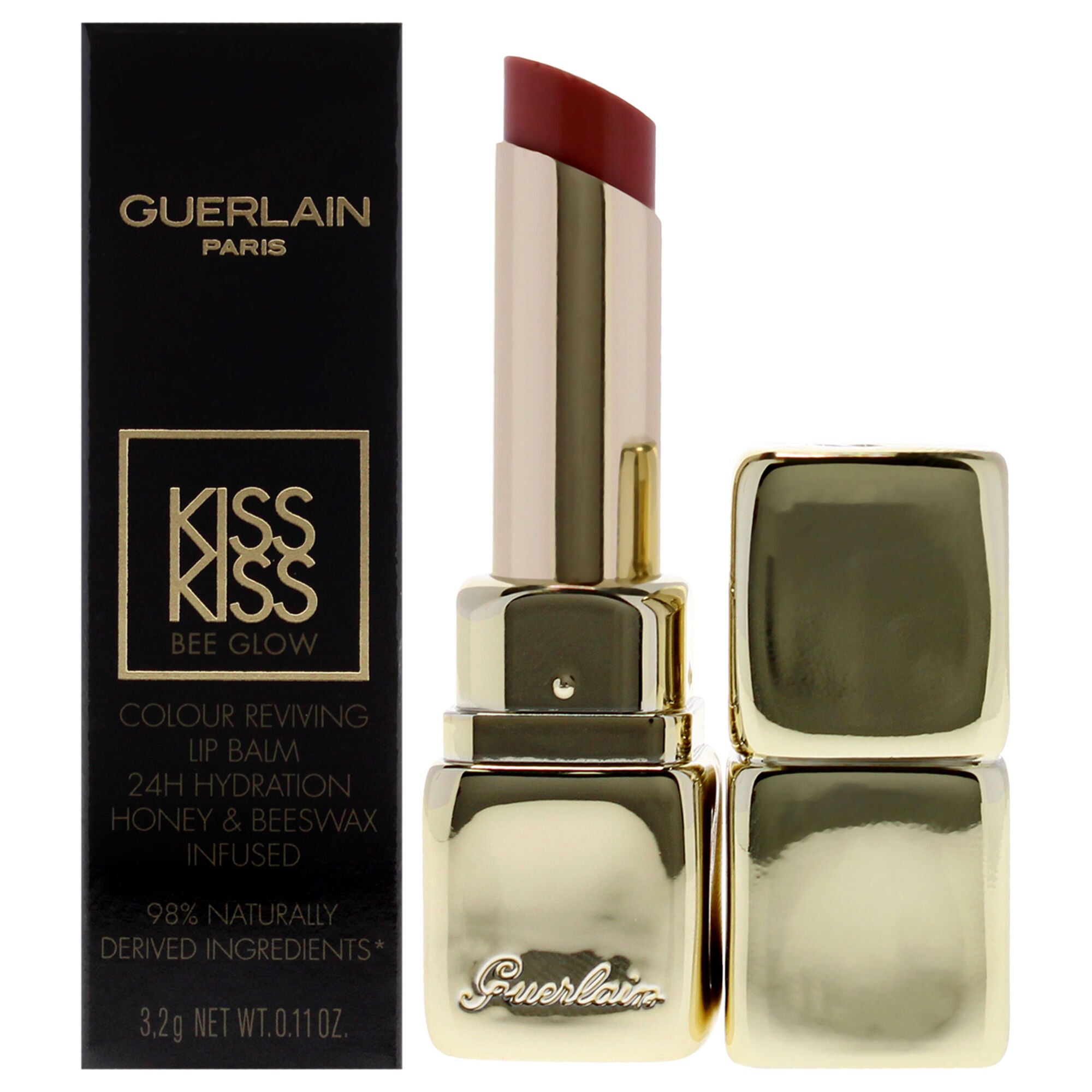 Kiss Kiss Bee Glow Lip Blam - 129 Blossom Glow by Guerlain for Women - 0.11 oz Lip Balm, See Description, hi-res image number 0