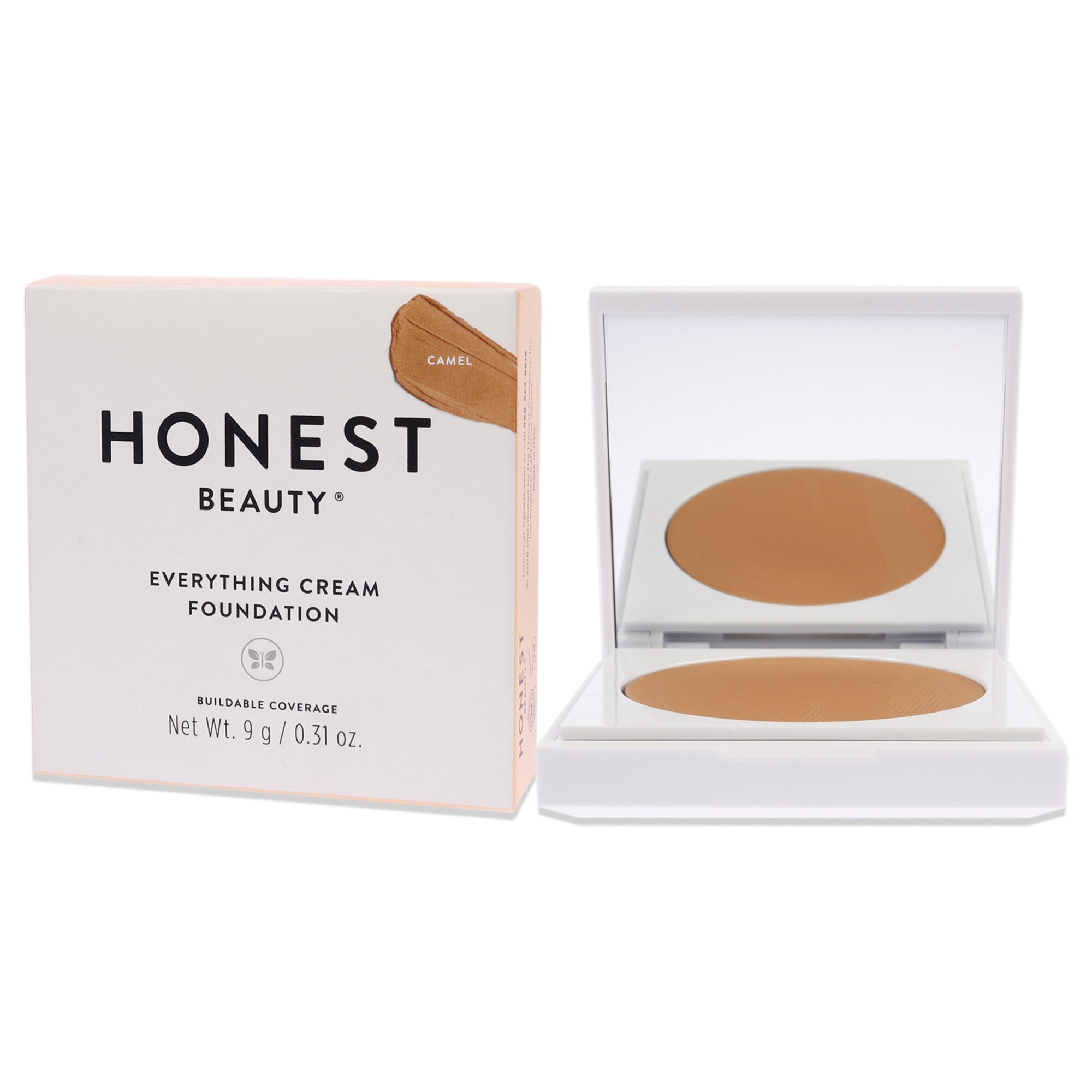 Everything Cream Foundation Compact - Camel by Honest for Women - 0.31 oz Foundation, , alternate image number 7
