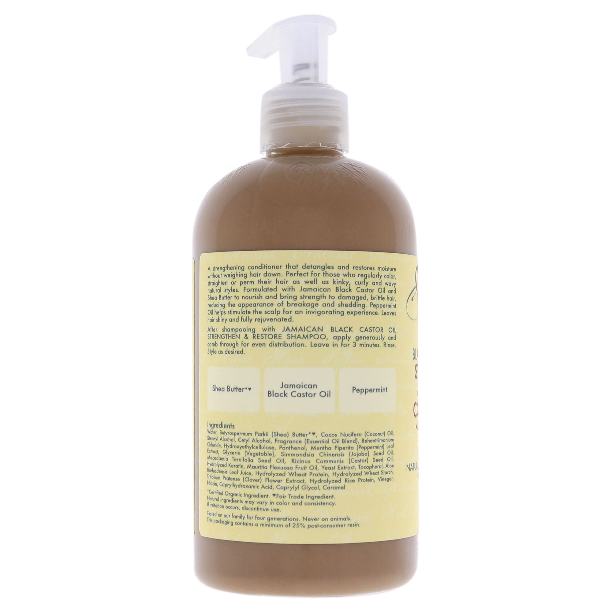Jamaican Black Castor Oil Strengthen and Restore Conditioner by Shea Moisture for Unisex - 13 oz Conditioner, See Description, alternate image number 1