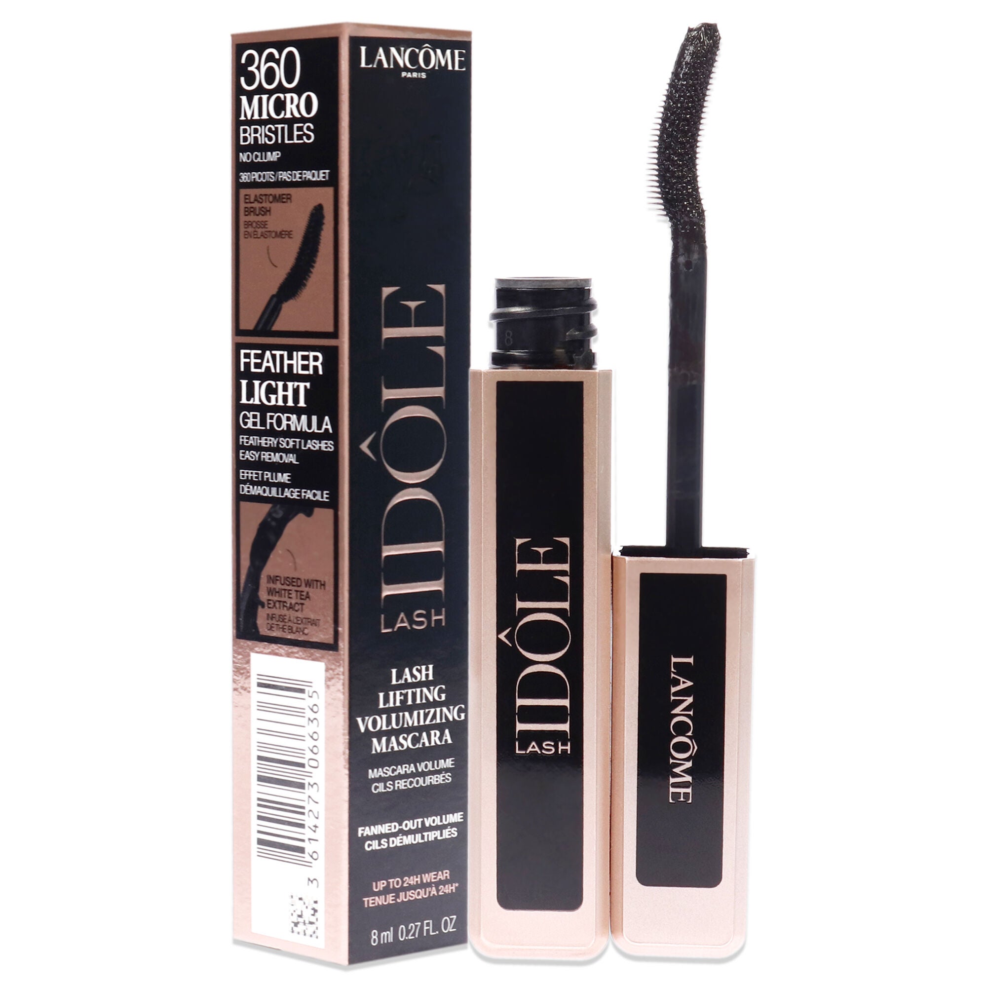 Lash Idole Lifting and Volumizing Mascara - 01 Glossy Black by Lancome for Women - 0.27 oz Mascara, See Description, alternate image number 1