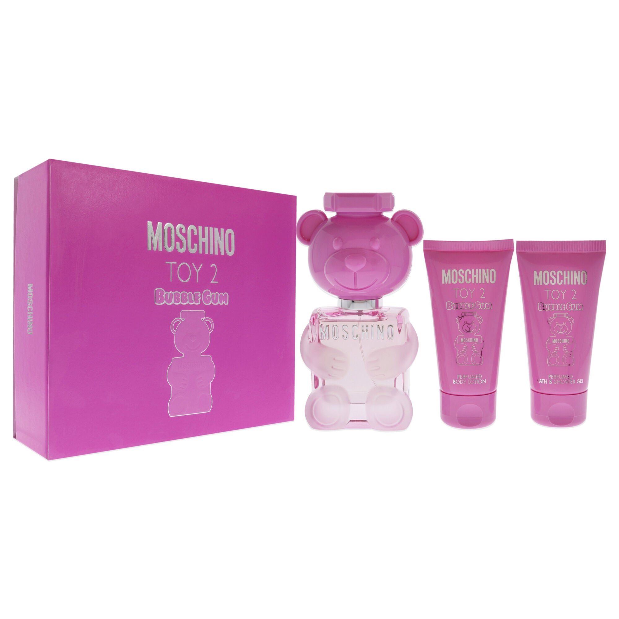 Moschino Toy 2 Bubble Gum by Moschino for Women - 3 Pc Gift Set 1.7oz EDT Spray, 1.7oz Body Lotion, 1.7oz Bath and Shower Gel, See Description, alternate image number 3