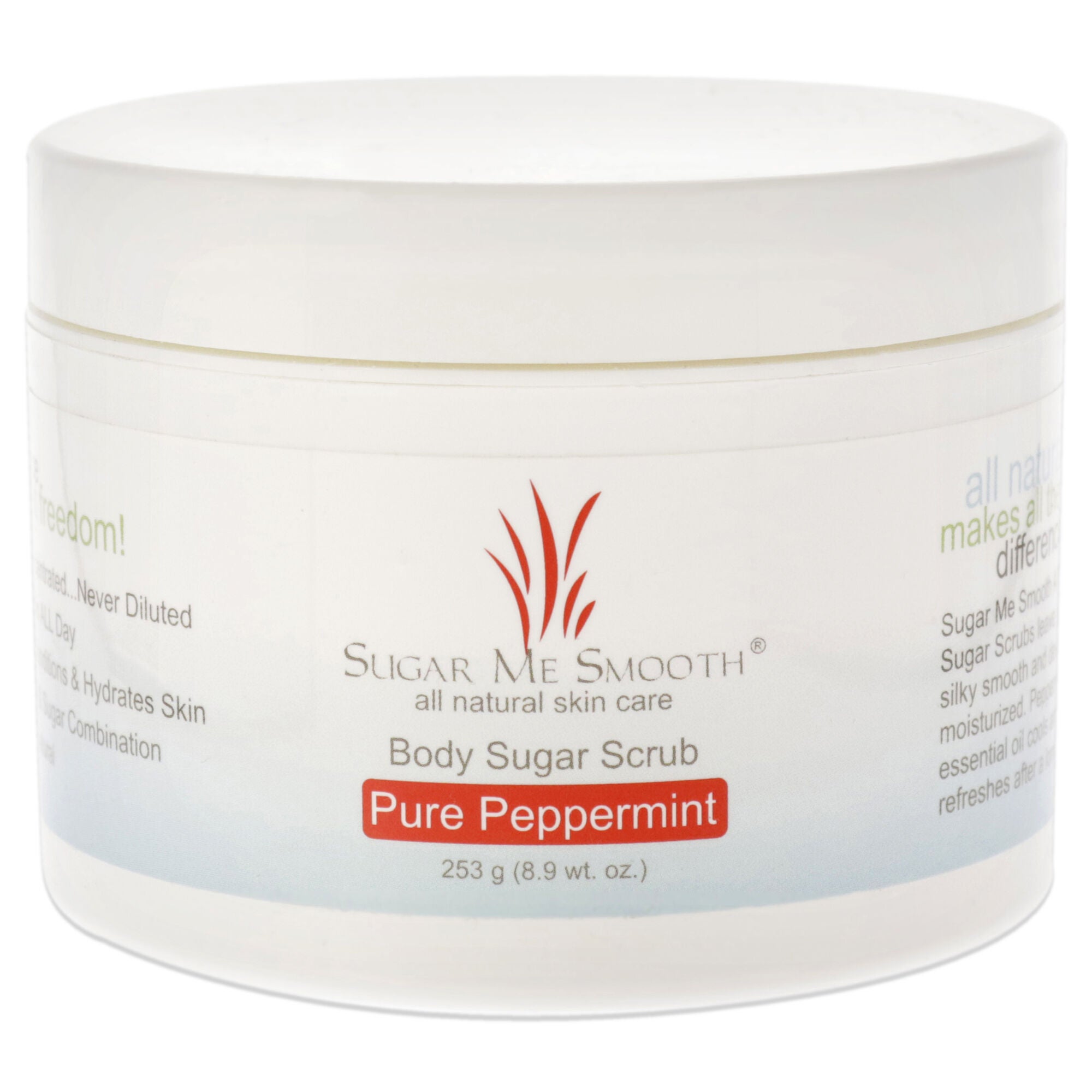 Body Scrub - Pure Peppermint by Sugar Me Smooth for Unisex - 8.9 oz Scrub, See Description, hi-res image number 0