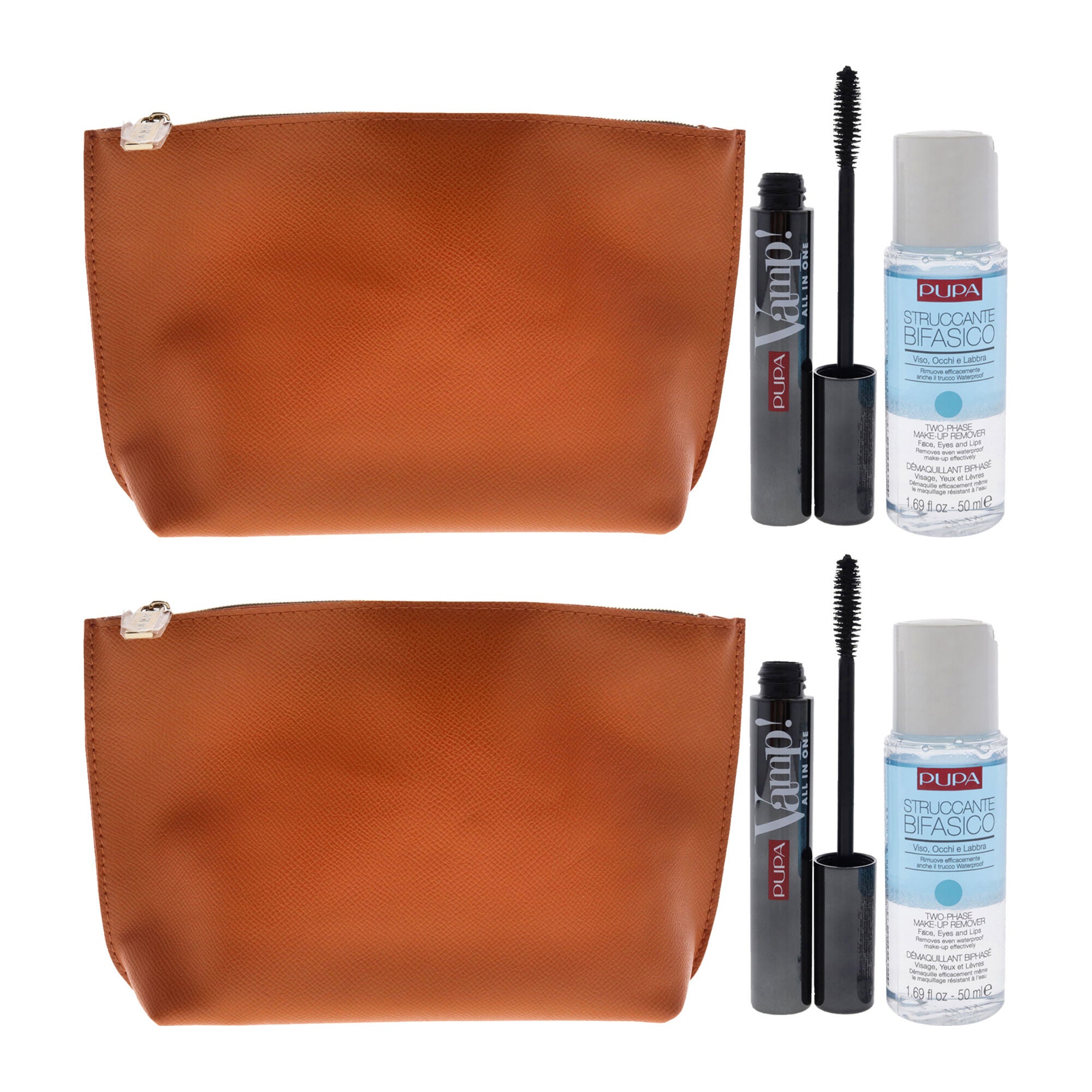 Vamp! All in One and Two-Phase Make-Up Remover Set - Pack of 2 by Pupa Milano for Women - 3 Pc Set, , alternate image number 4