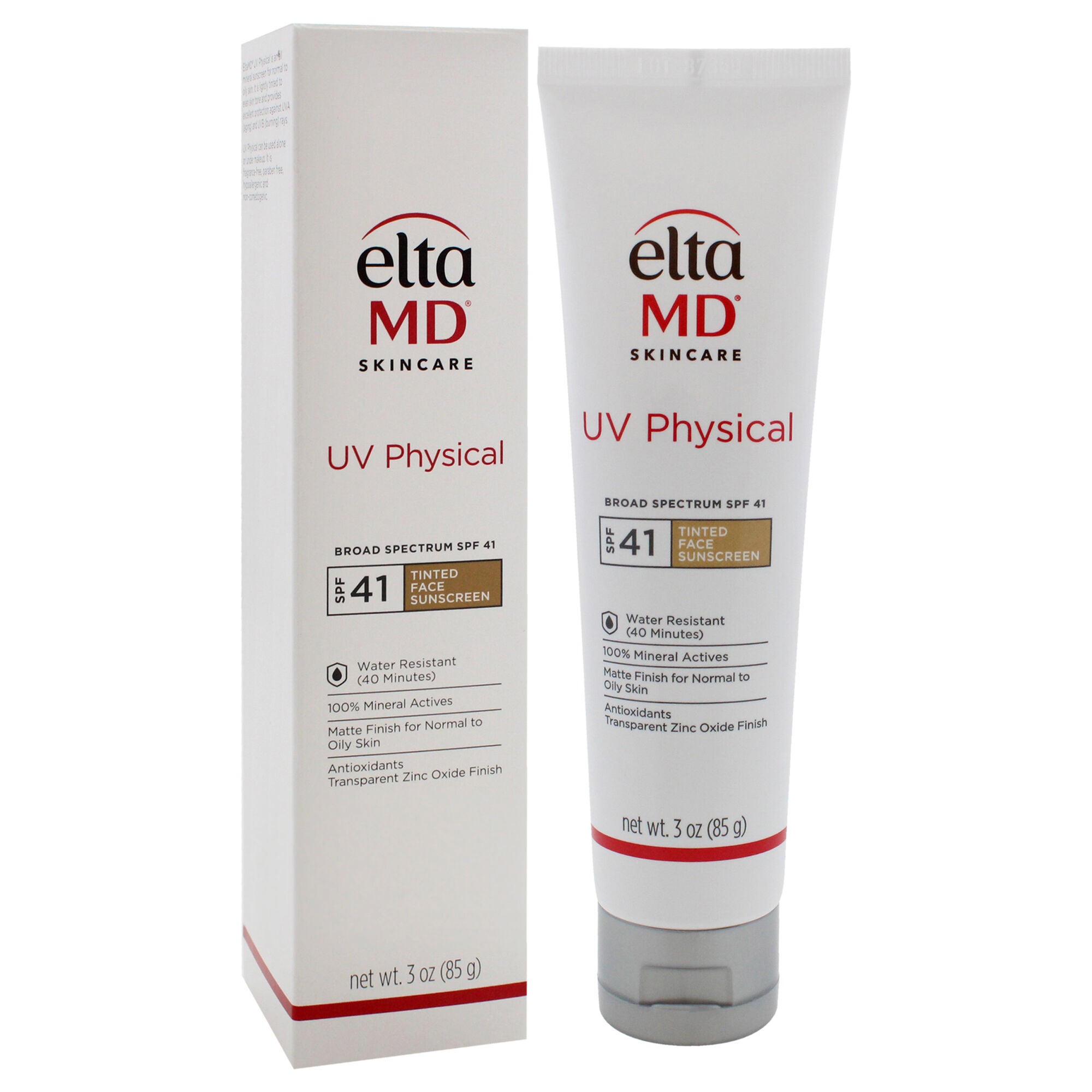 UV Physical Sunscreen SPF 41 by EltaMD for Unisex - 3 oz Sunscreen, See Description, alternate image number 1