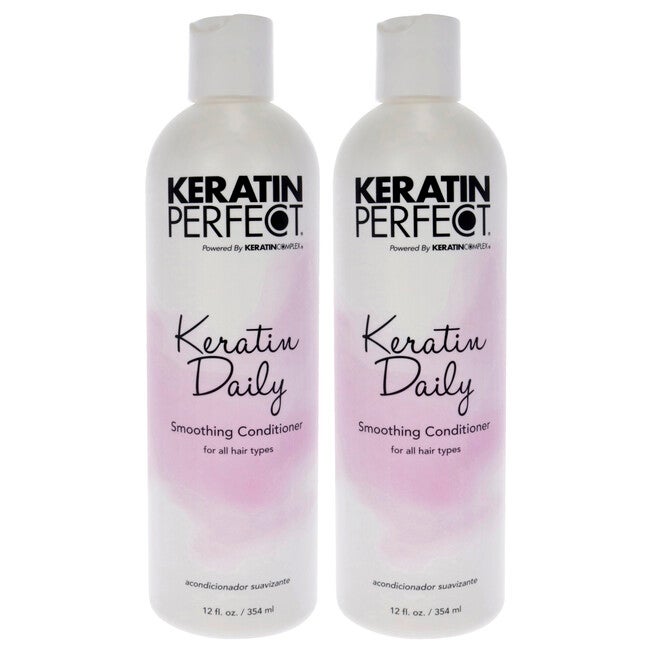 Keratin Daily Conditioner by Keratin Perfect for Unisex - 12 oz Conditioner - Pack of 2, See Description, hi-res image number 0