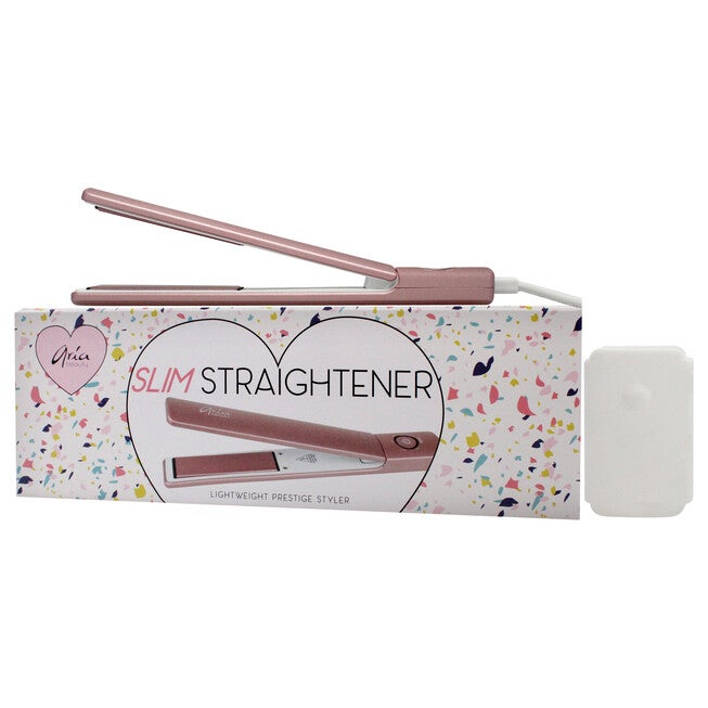 Slim Hair Straightener - Pink by Aria Beauty for Women - 1 Pc Flat Iron, NA, alternate image number null