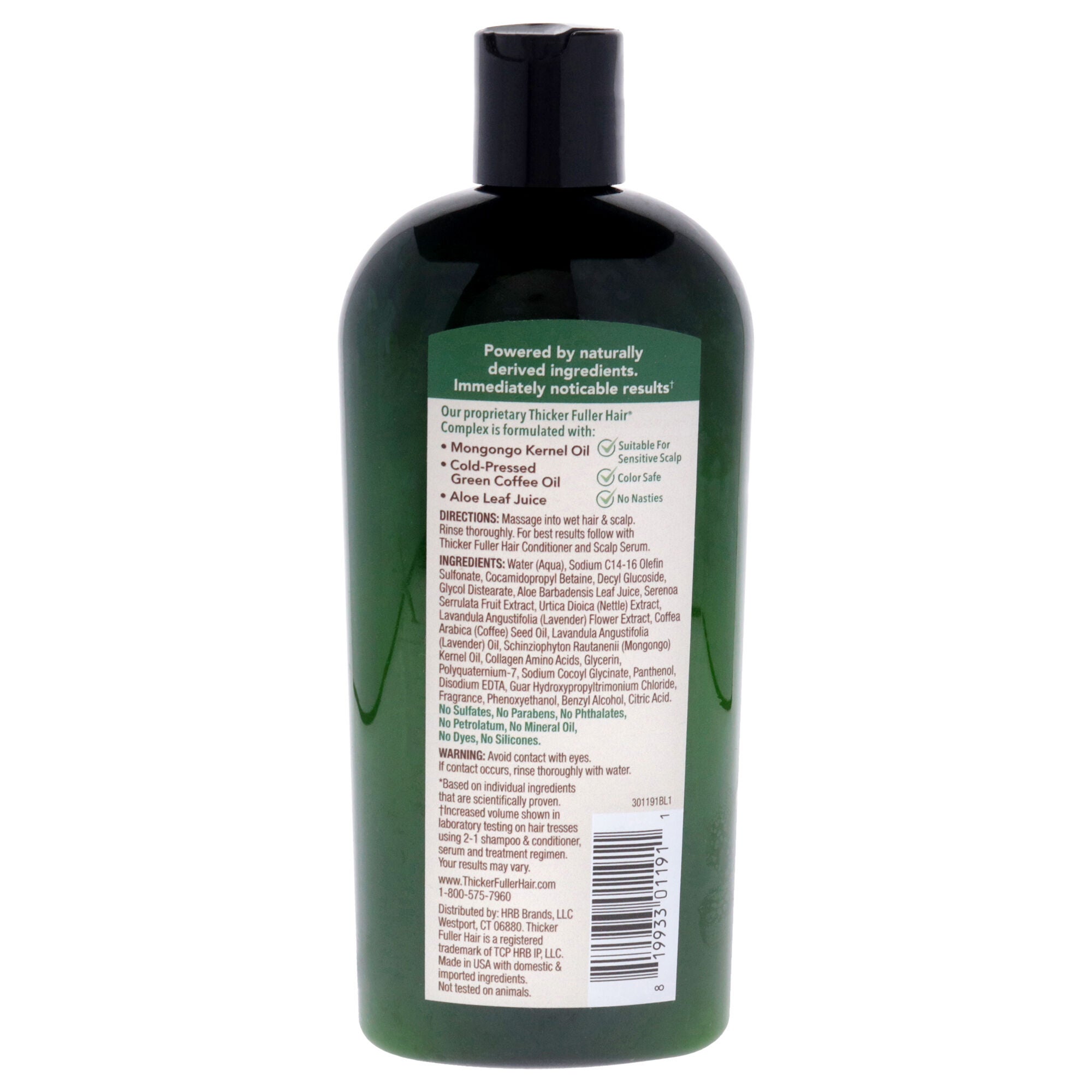 2-in-1 Thickening Shampoo and Conditioner by Thicker Fuller Hair for Men - 12 oz Shampoo and Conditioner, See Description, alternate image number 2