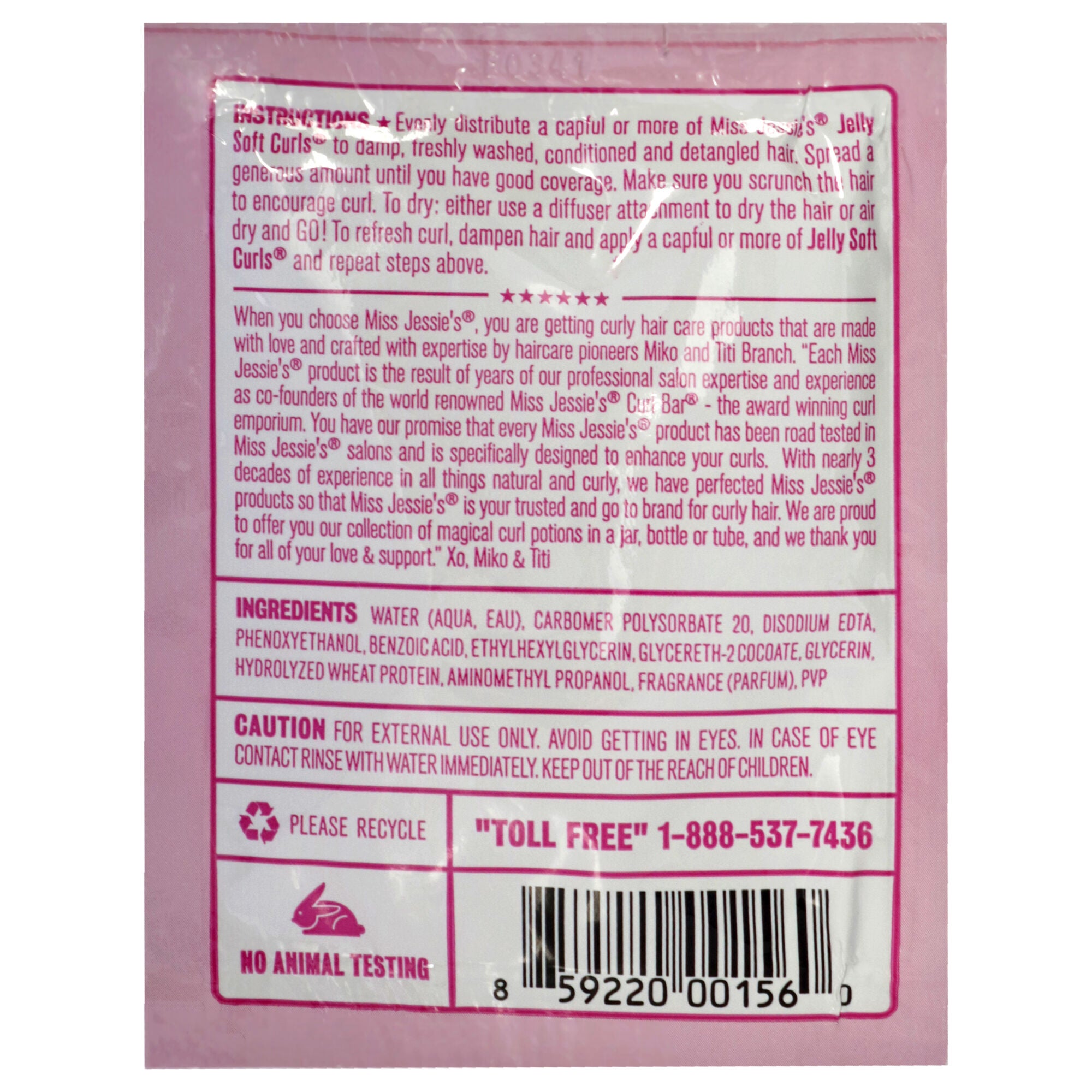 Jelly Soft Curl by Miss Jessies for Unisex - 1 oz Gel, , alternate image number 3