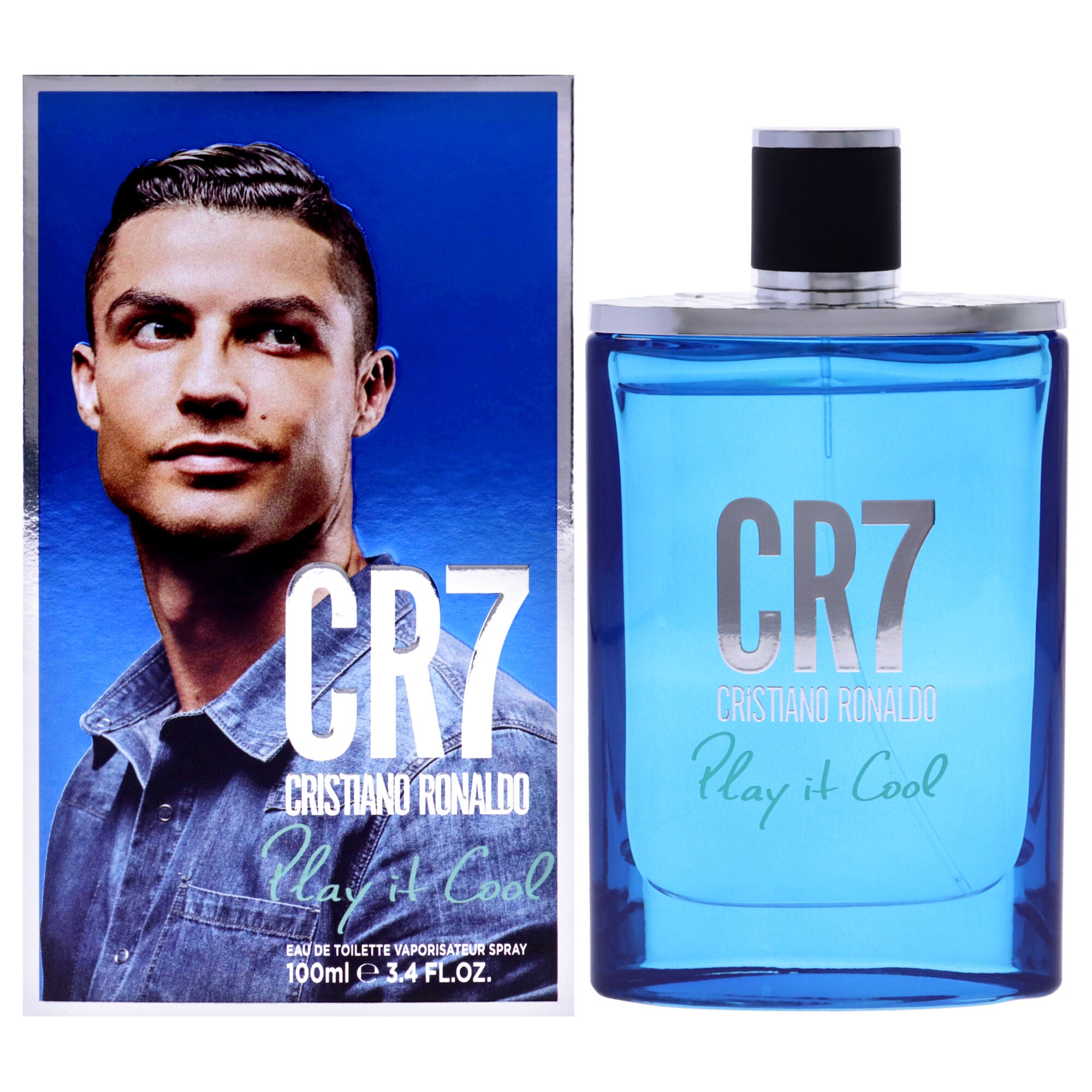 CR7 Play It Cool by Cristiano Ronaldo for Men - 3.4 oz EDT Spray, See Description, hi-res image number 0
