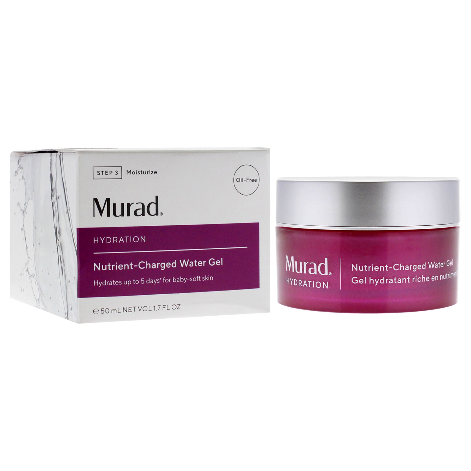 Nutrient Charged Water Gel by Murad for Unisex - 1.7 oz Gel, See Description, alternate image number 2