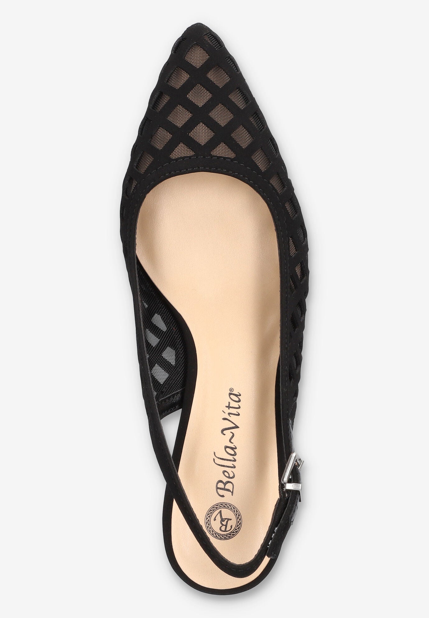 Noel Slingback Pump, BLACK LAMY, alternate image number 6