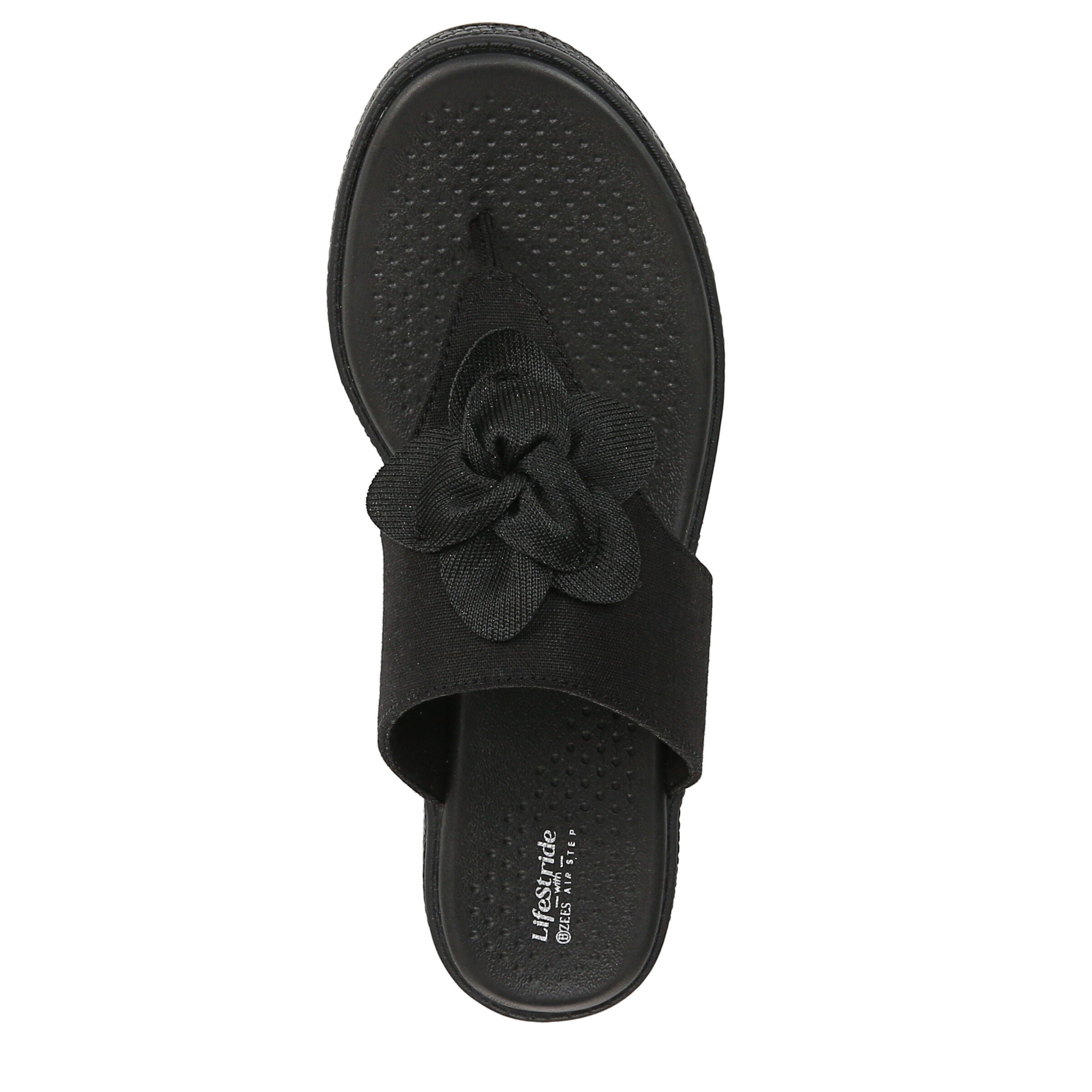 Bloom Sandal, BLACK STRETCH, alternate image number 6