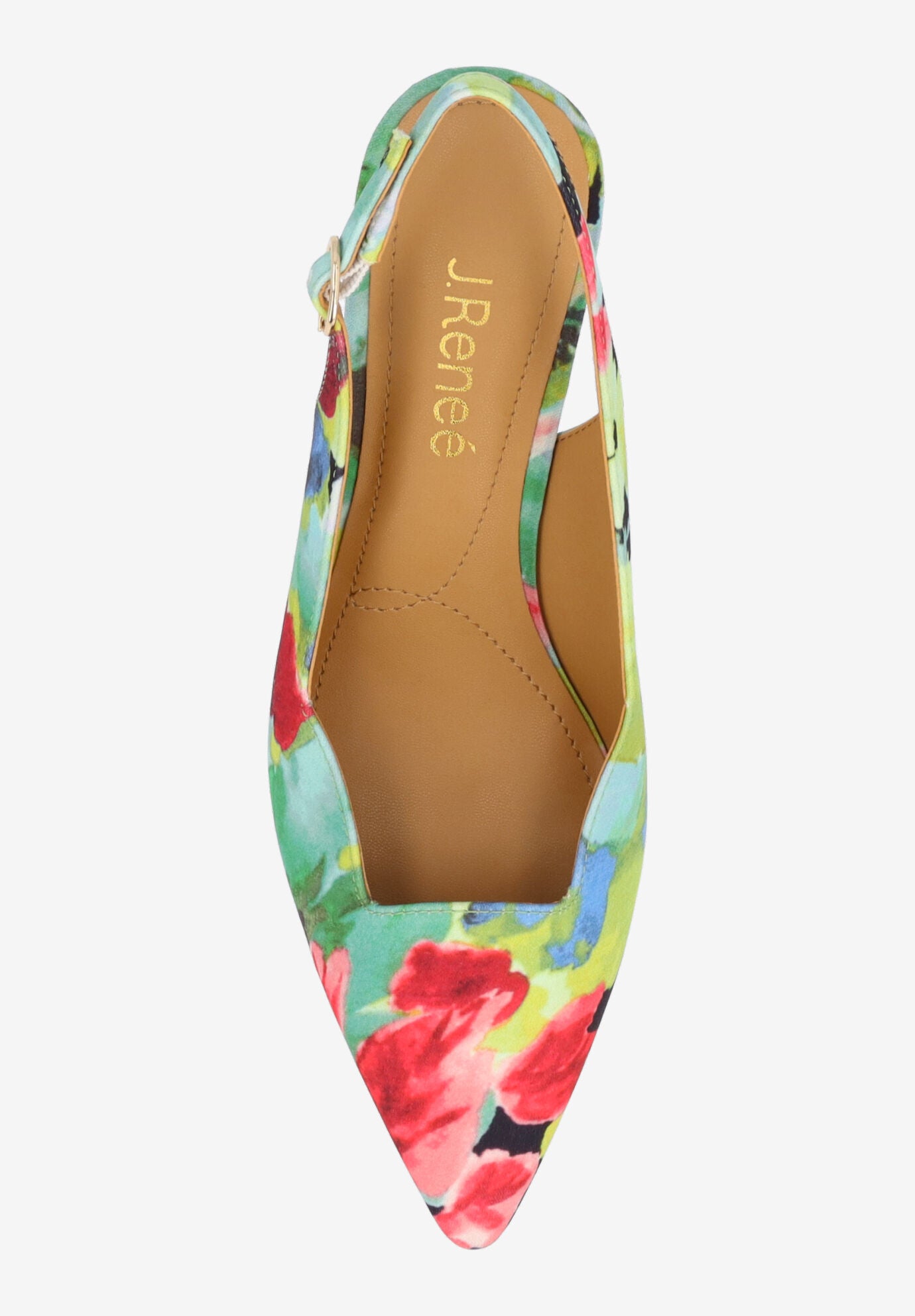 Anara Slingback Pump, GREEN, alternate image number 2