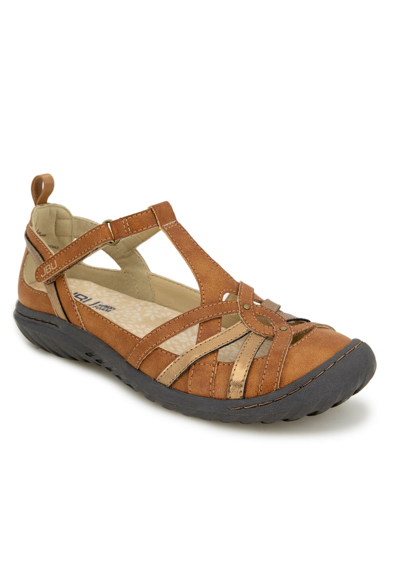 Dove T-Strap Flat, BROWN TAN, hi-res image number 0