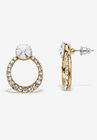 Gold Tone Leopard Collar Necklace, Earring and Bracelet Set, , alternate image number null