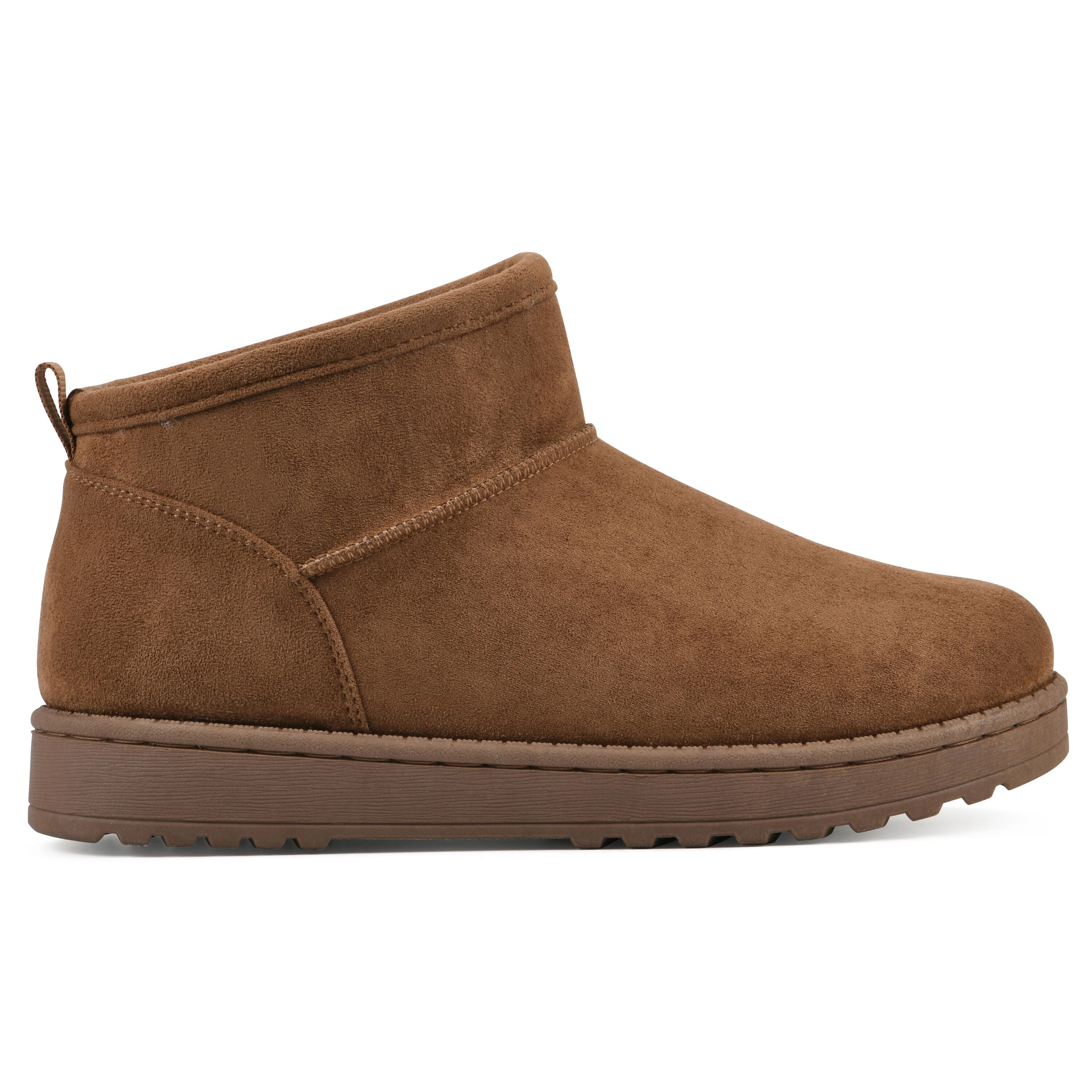 Inspa Faux Fur Bootie, CHESTNUT, alternate image number 2