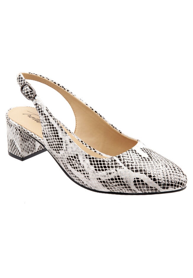 Kay Slingbacks, BLACK WHITE, hi-res image number null