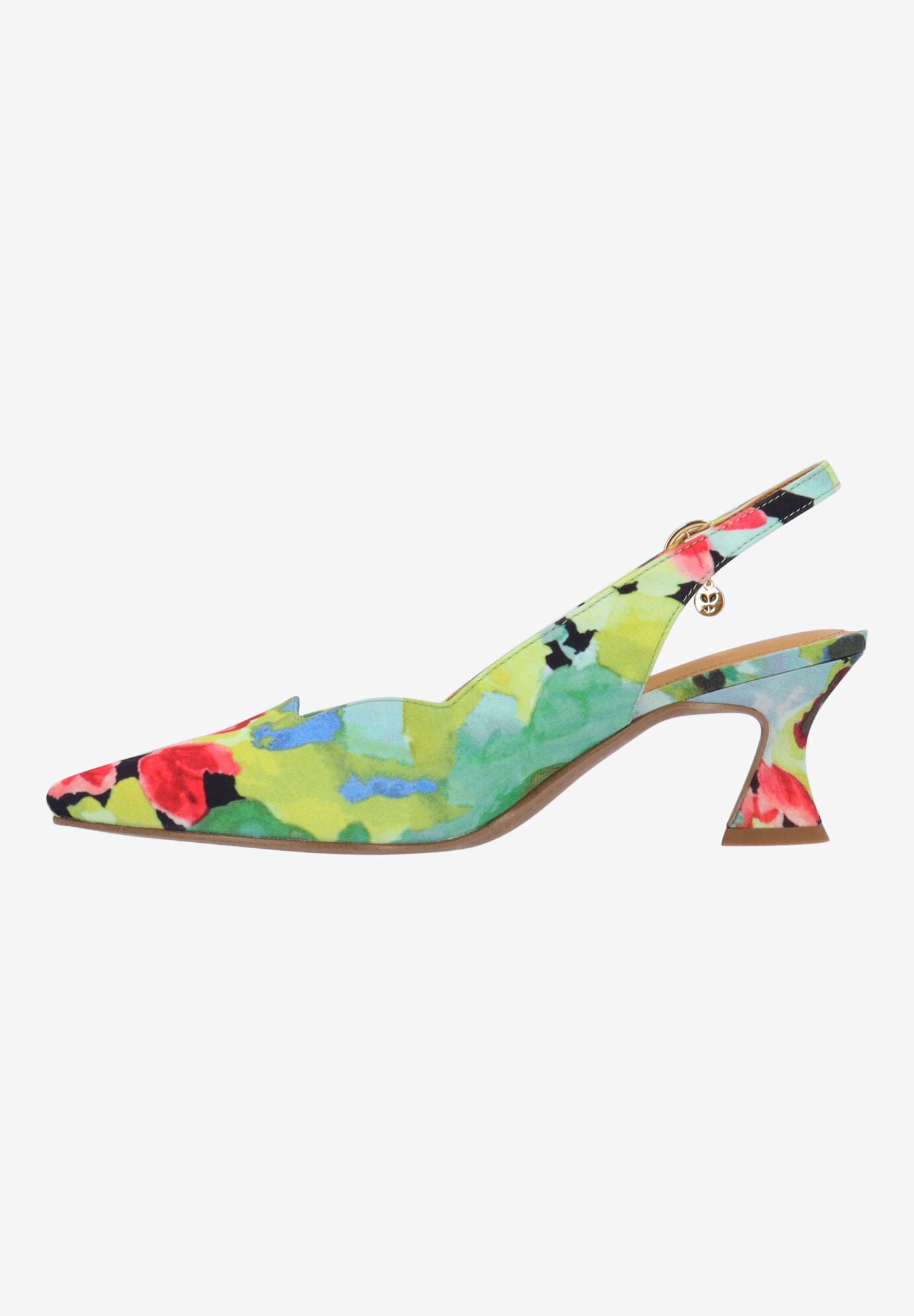 Anara Slingback Pump, GREEN, alternate image number 5