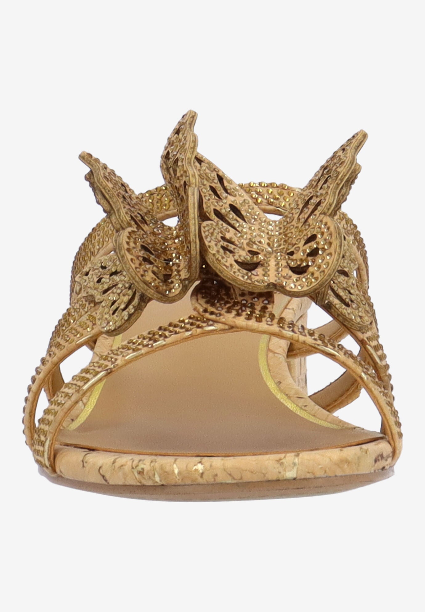 Butafly Strappy Sandal, NATURAL GOLD, alternate image number 2