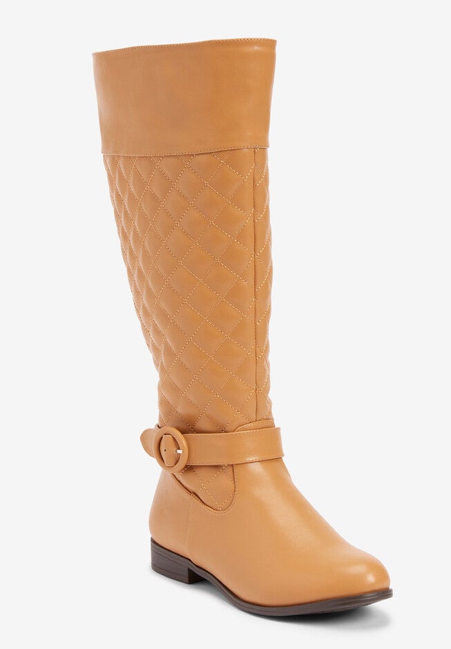 The Landry Wide Calf Boot, TAN, hi-res image number 0