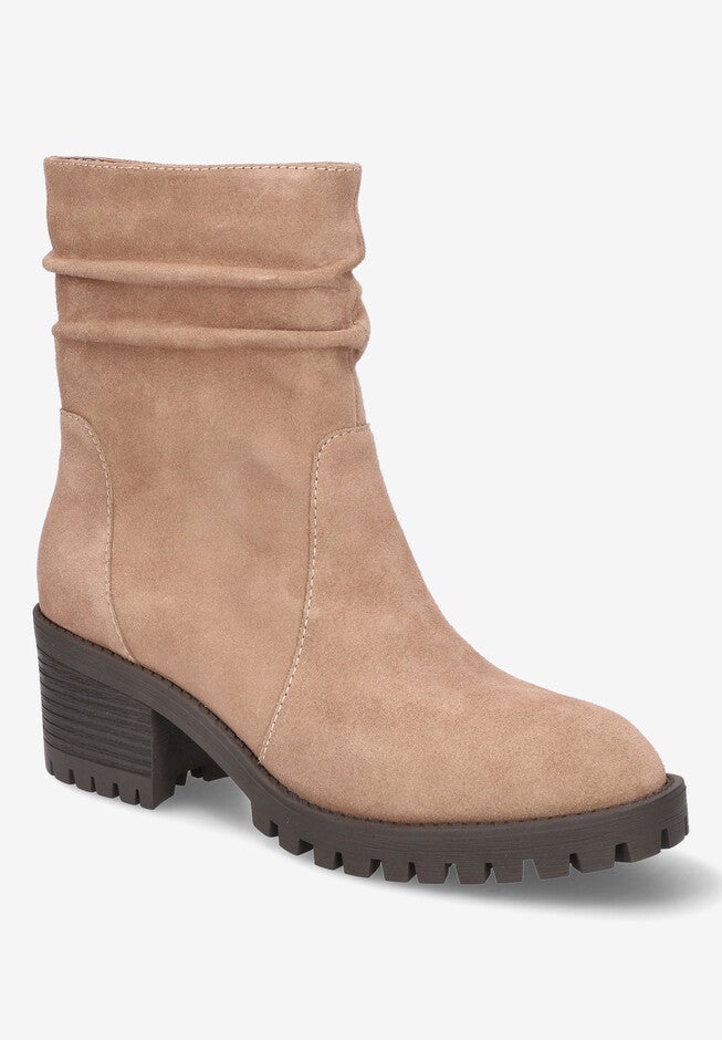 Baina Bootie, ALMOND SUEDE LEATHER, hi-res image number 0