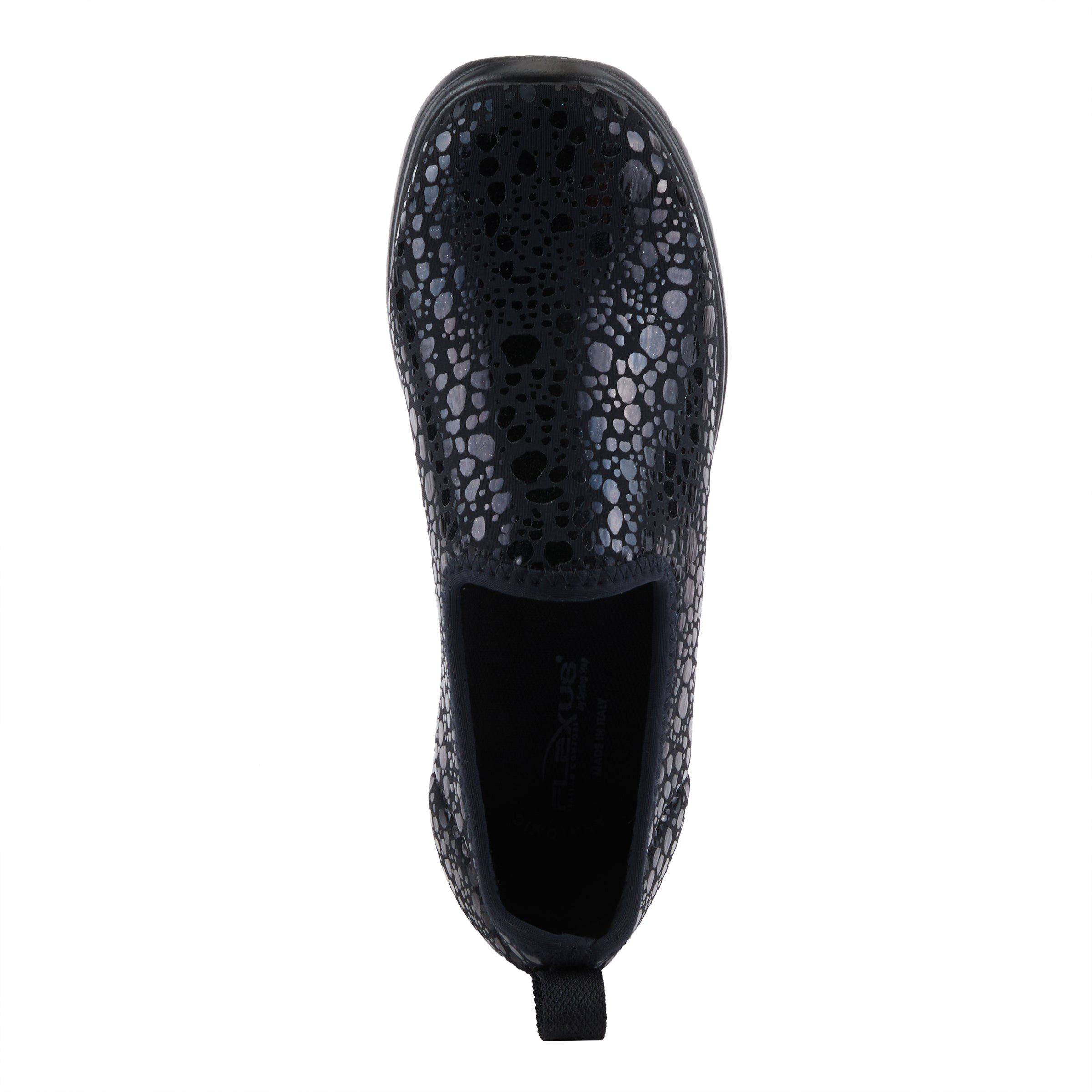 Anisia-Croco Flat Shoes, BLACK, alternate image number 3