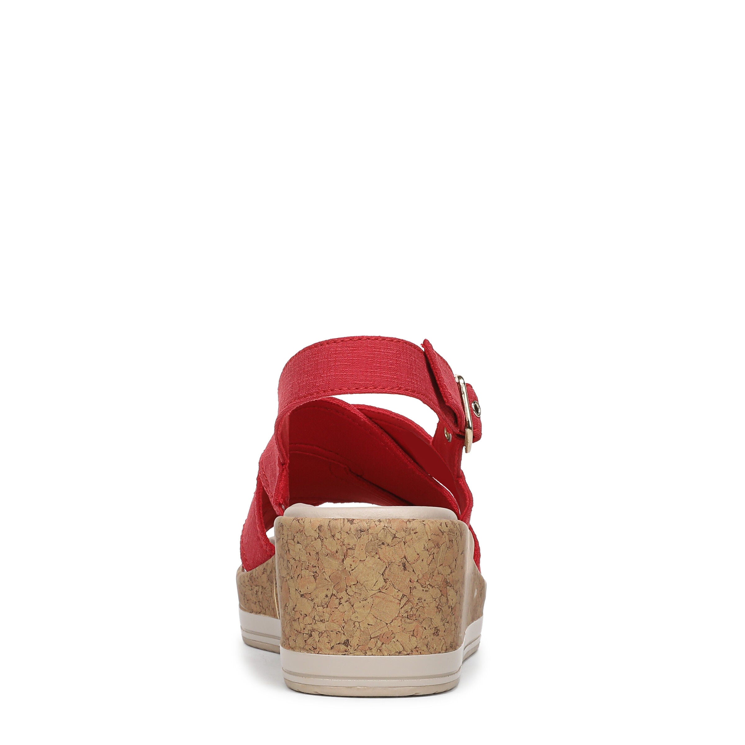 Rye Slingback Wedge Sandal, FIRE RED, on-hover image number 1