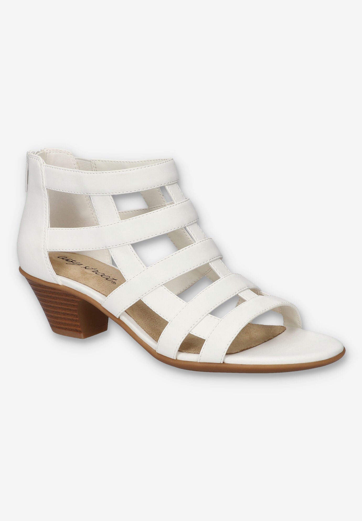 Marg Gladiator Sandal, WHITE, hi-res image number 0