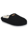 Berber Moccasin Clog Slipper, BLACK, hi-res image number null