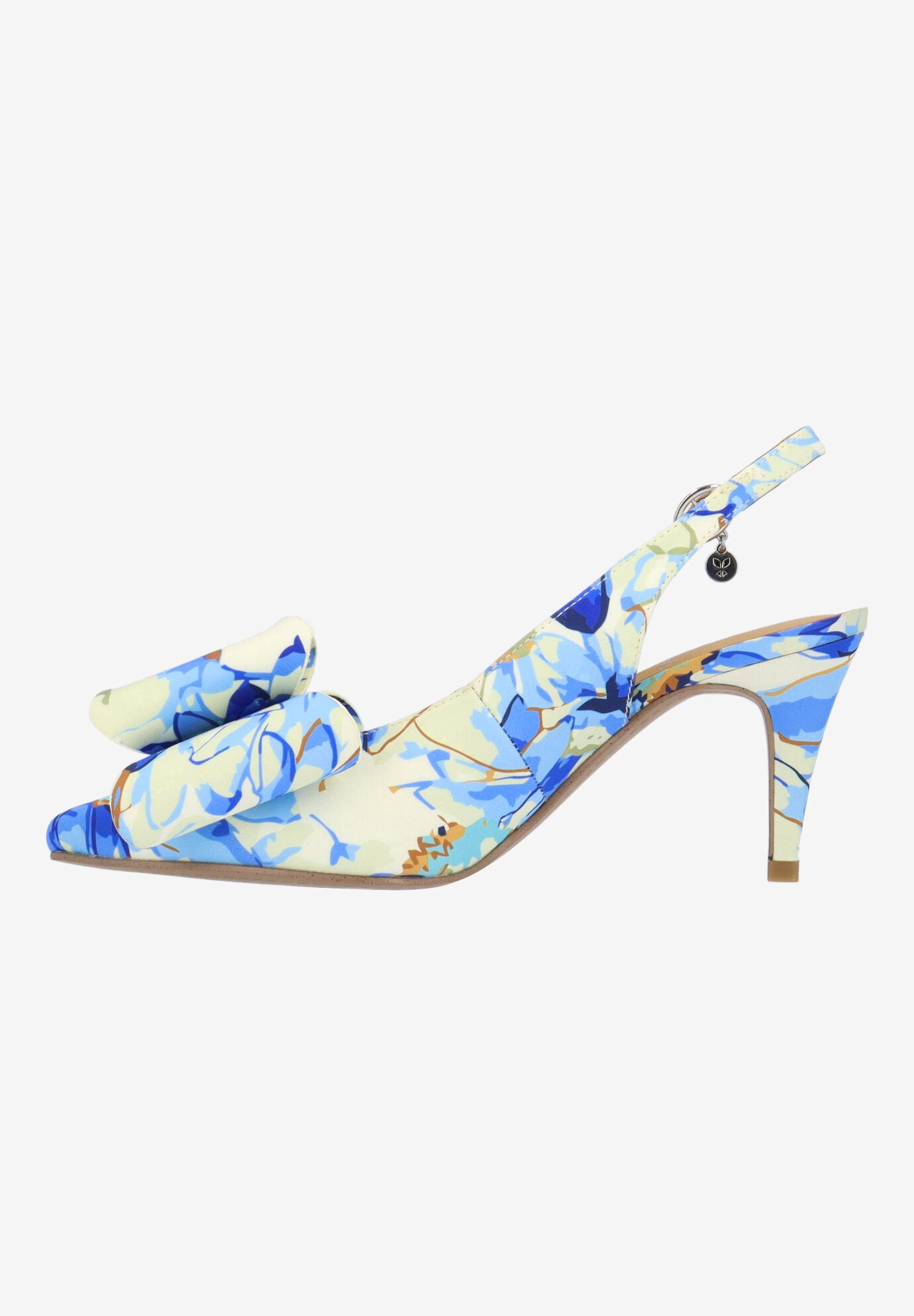Lysara Slingback Pump, BLUE CREAM, alternate image number 4