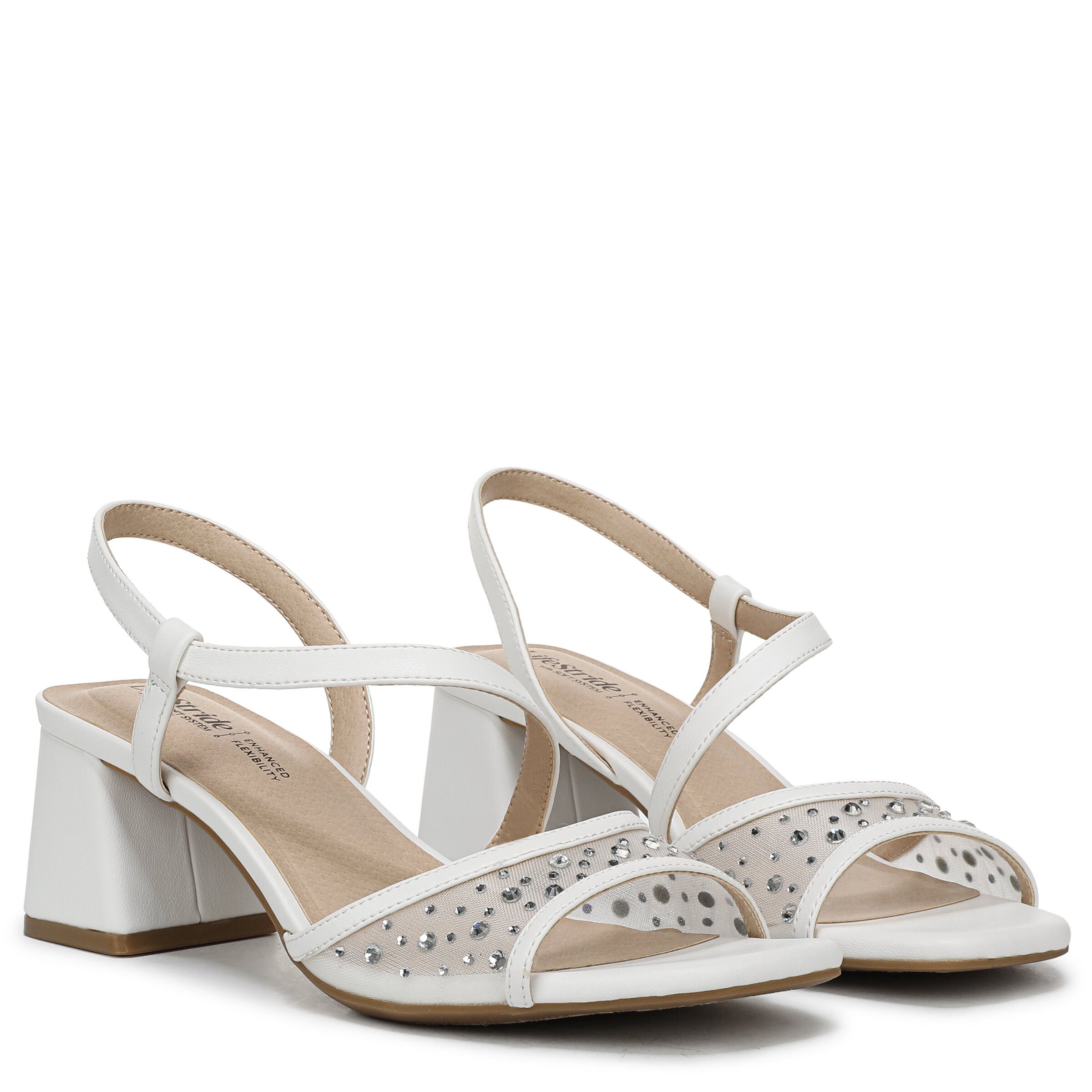 Cheyenne Slingback Sandal, WHITE, alternate image number 2